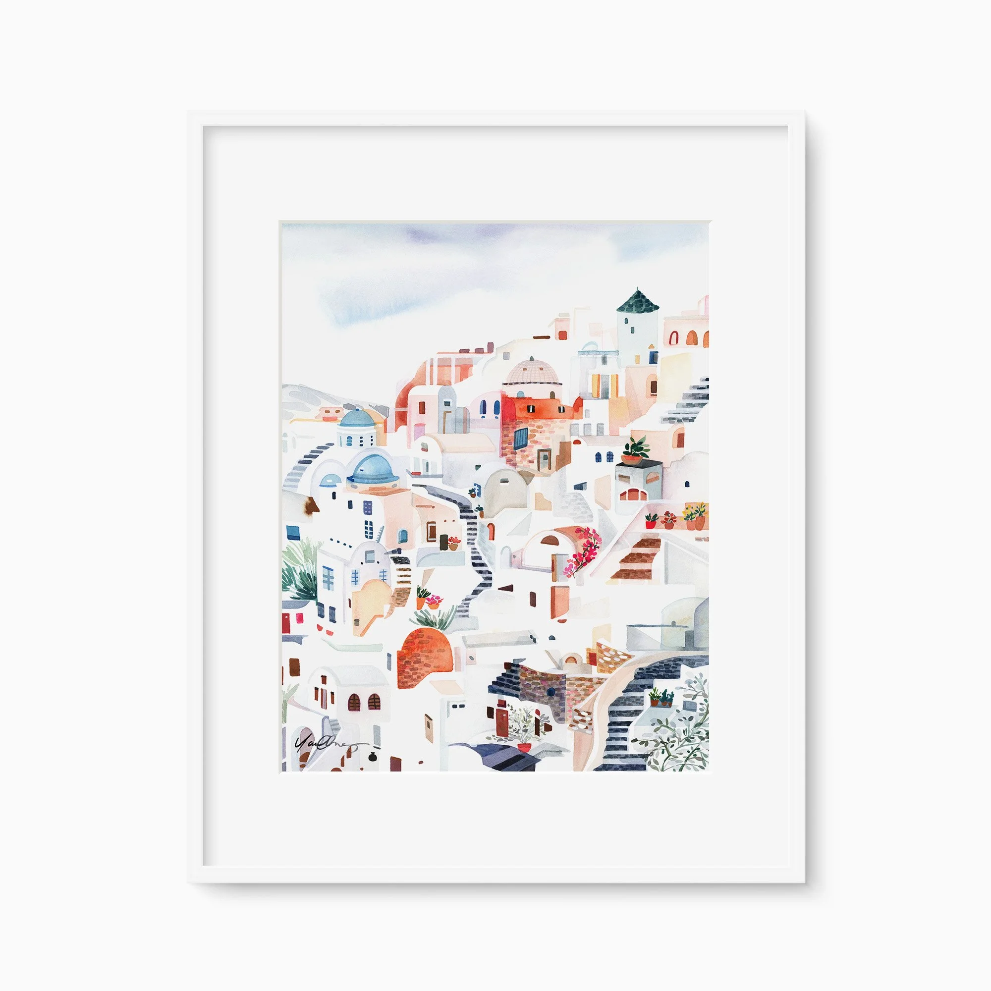 Oia, Greece Art Print