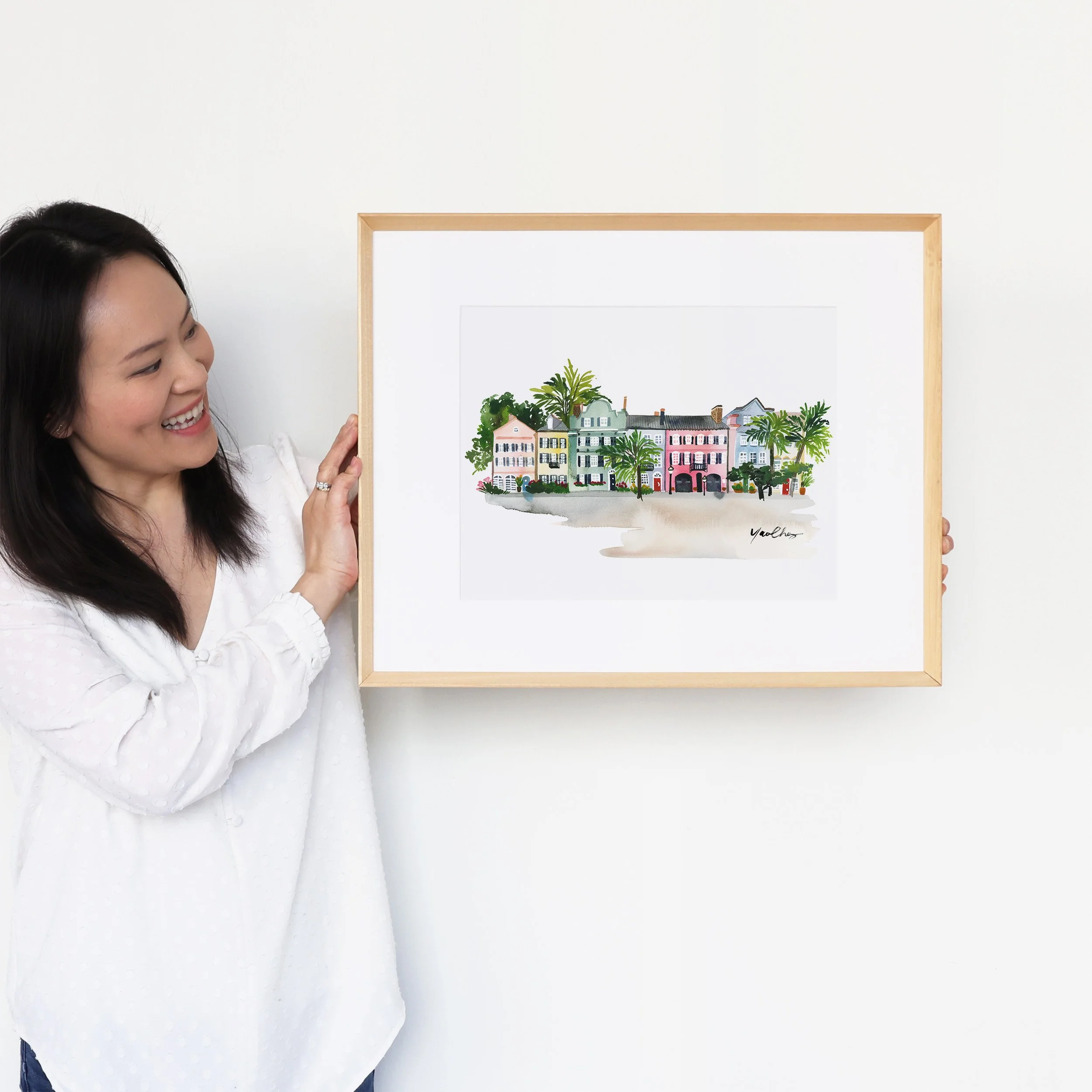yao-cheng-charleston-historic-cityscape-freehand-watercolor-print-yao-framed.jpg