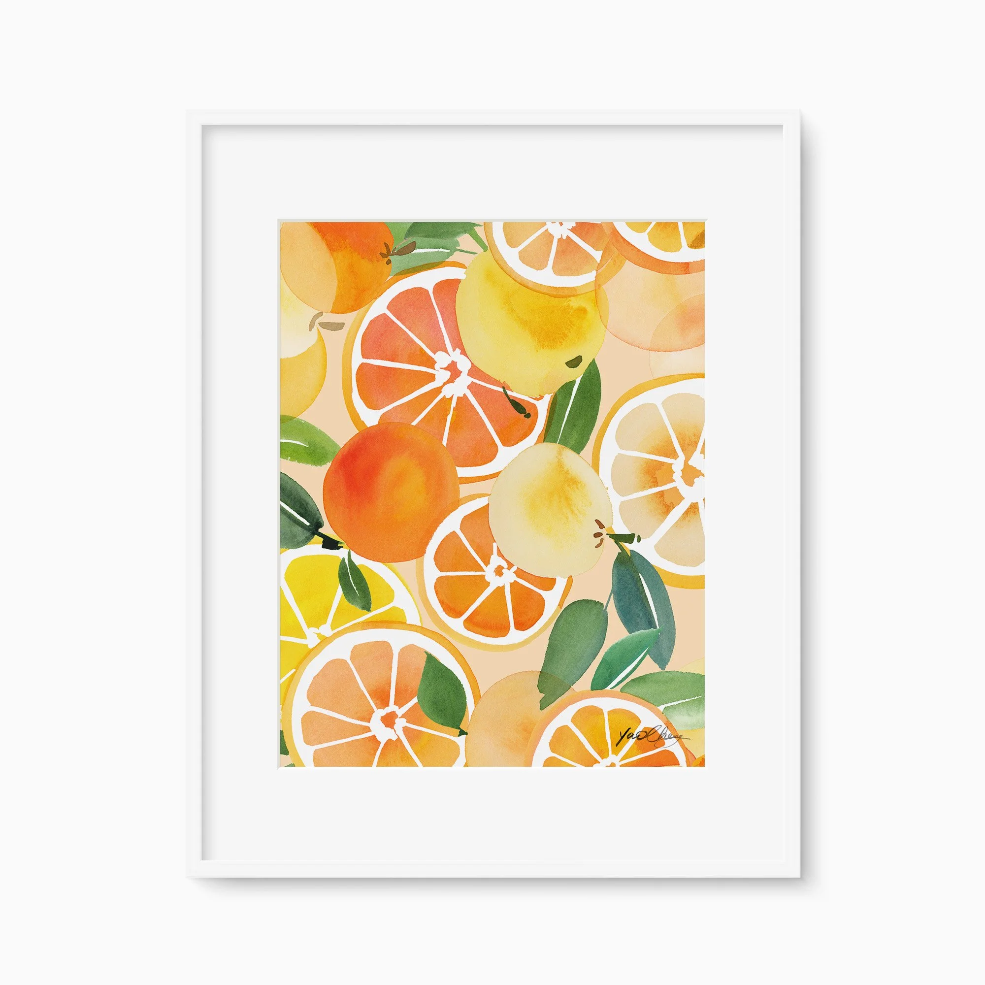 Oranges Art Print