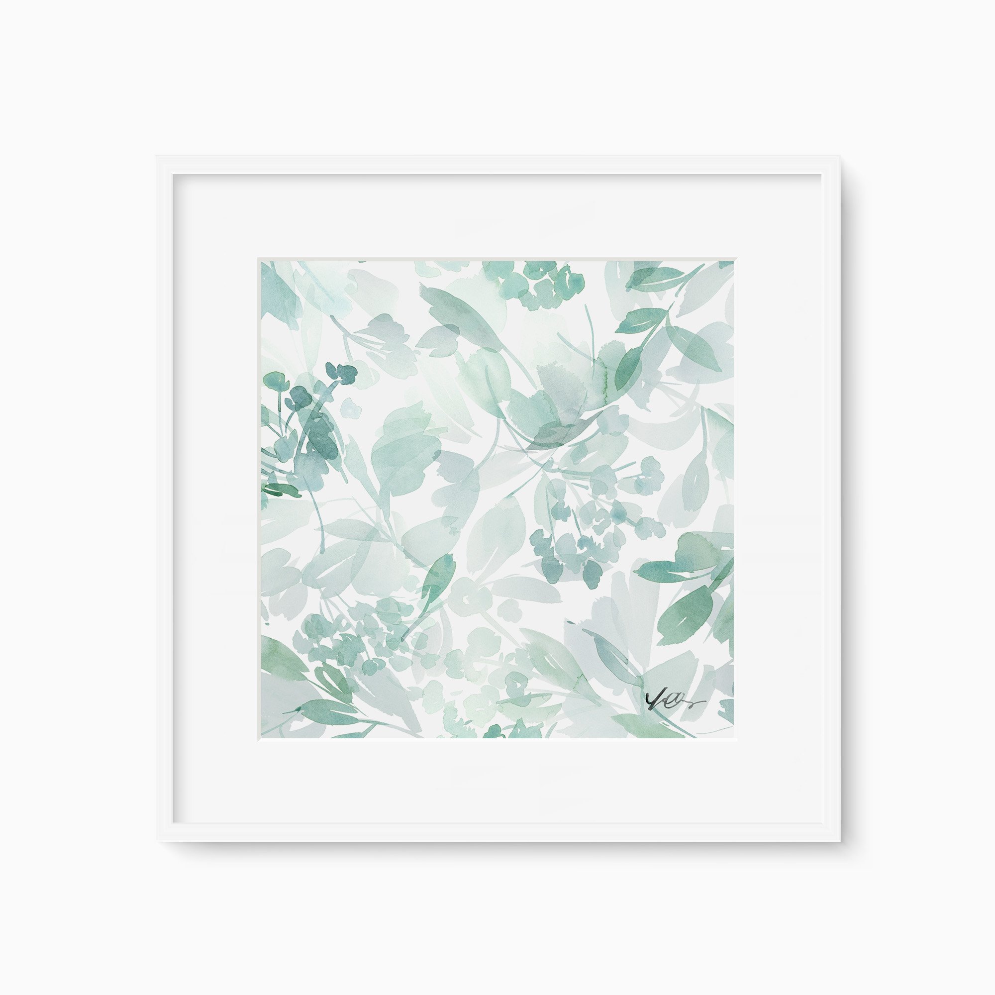 Serene Foliage Art Print