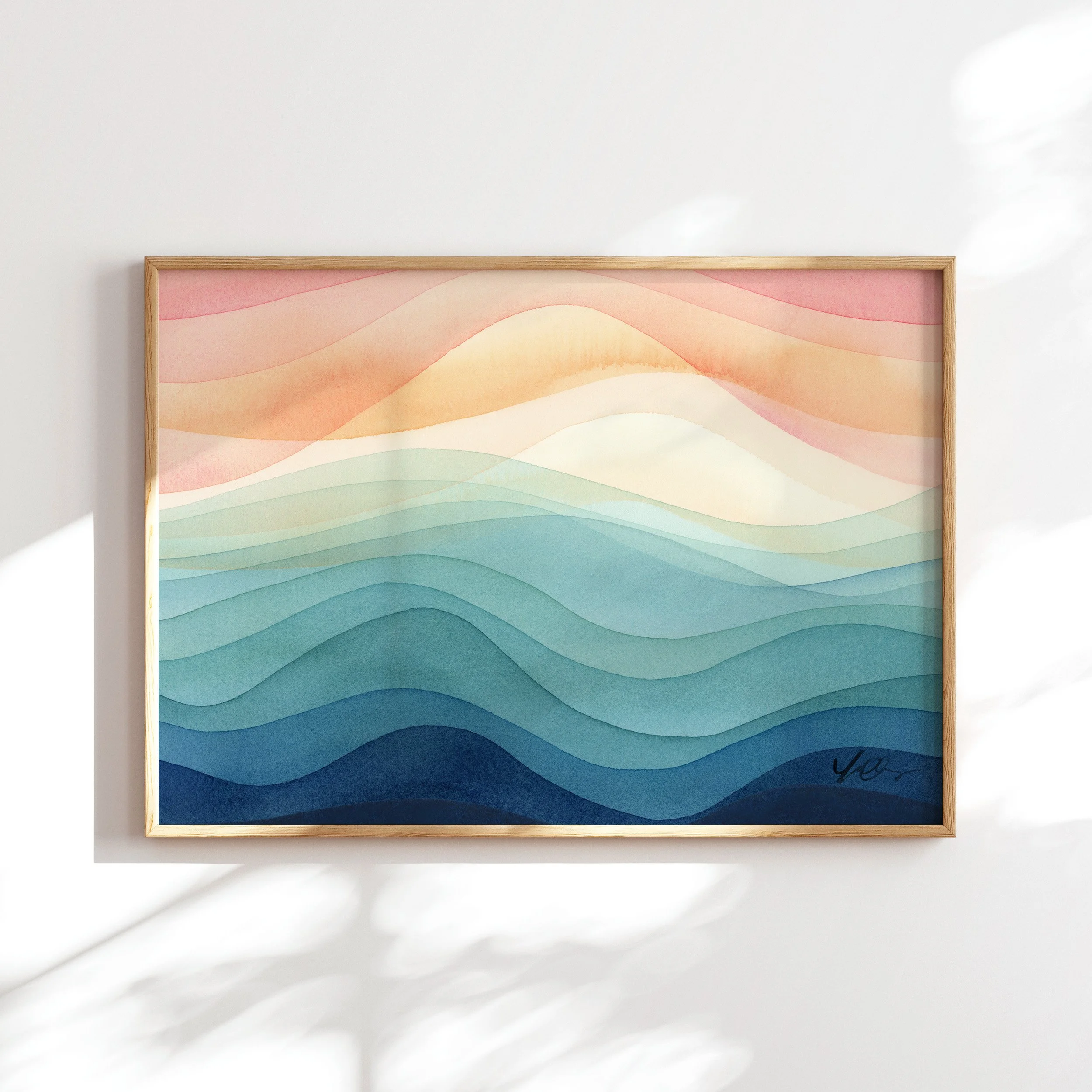 yao-cheng-beach-no-1-coastal-landscape-watercolor-print-large-living-room-decor-wall-framed.jpg