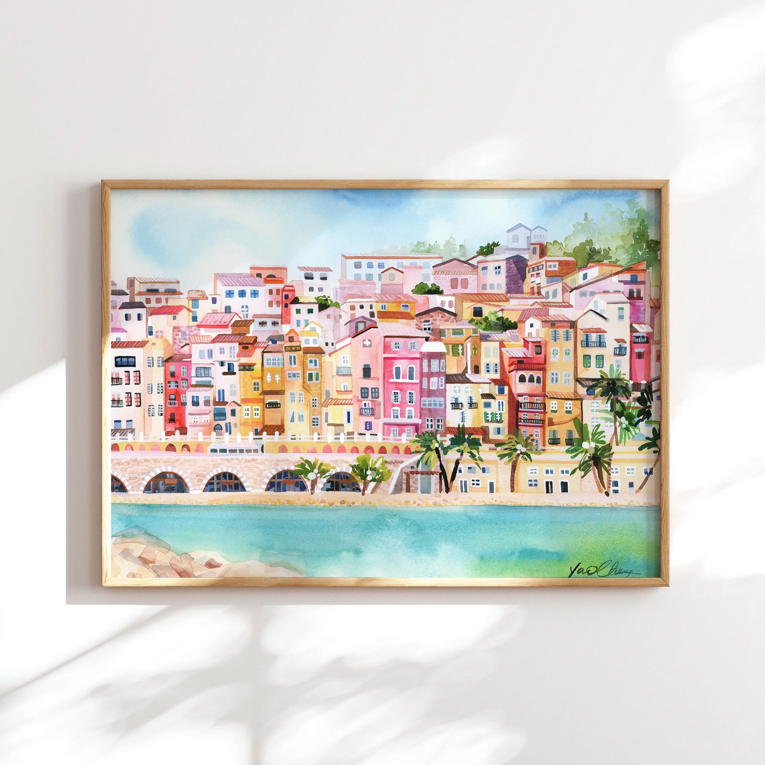 yao-cheng-menton-french-riviera-coastal-painting-print-large-living-room-decor-frame.jpg