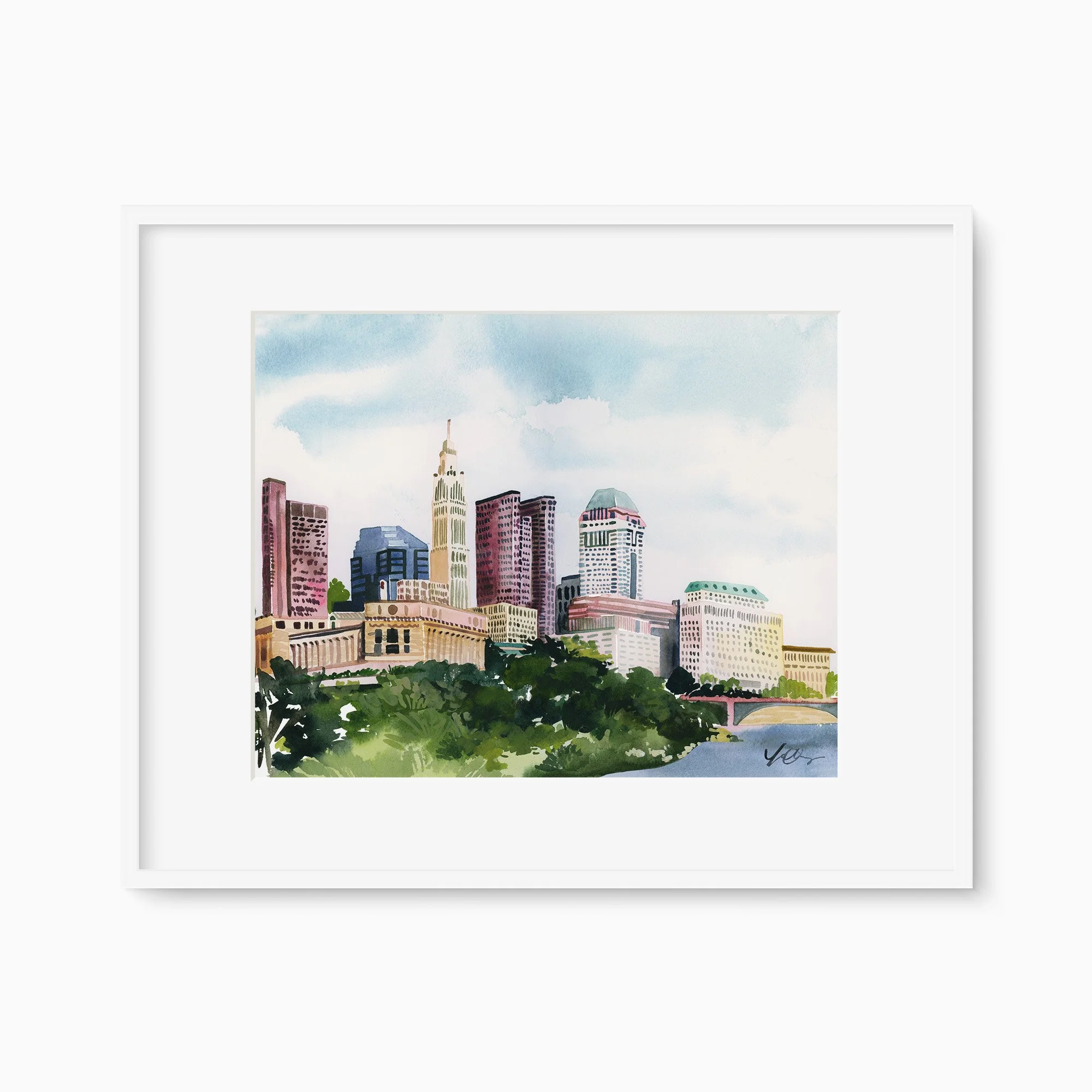 Columbus, Ohio Art Print