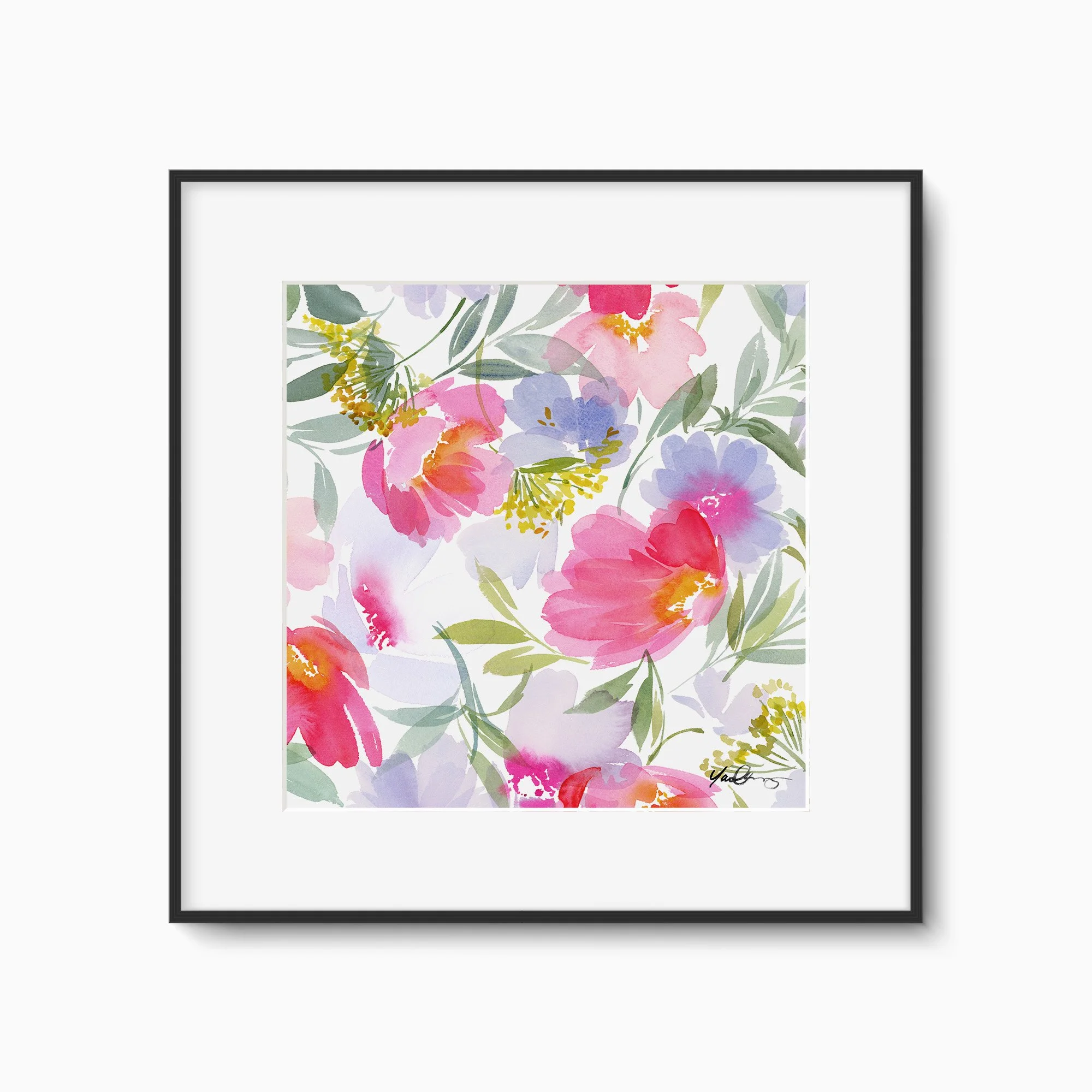 yao-cheng-peony-dance-botanical-flower-watercolor-print-black-framed.jpg