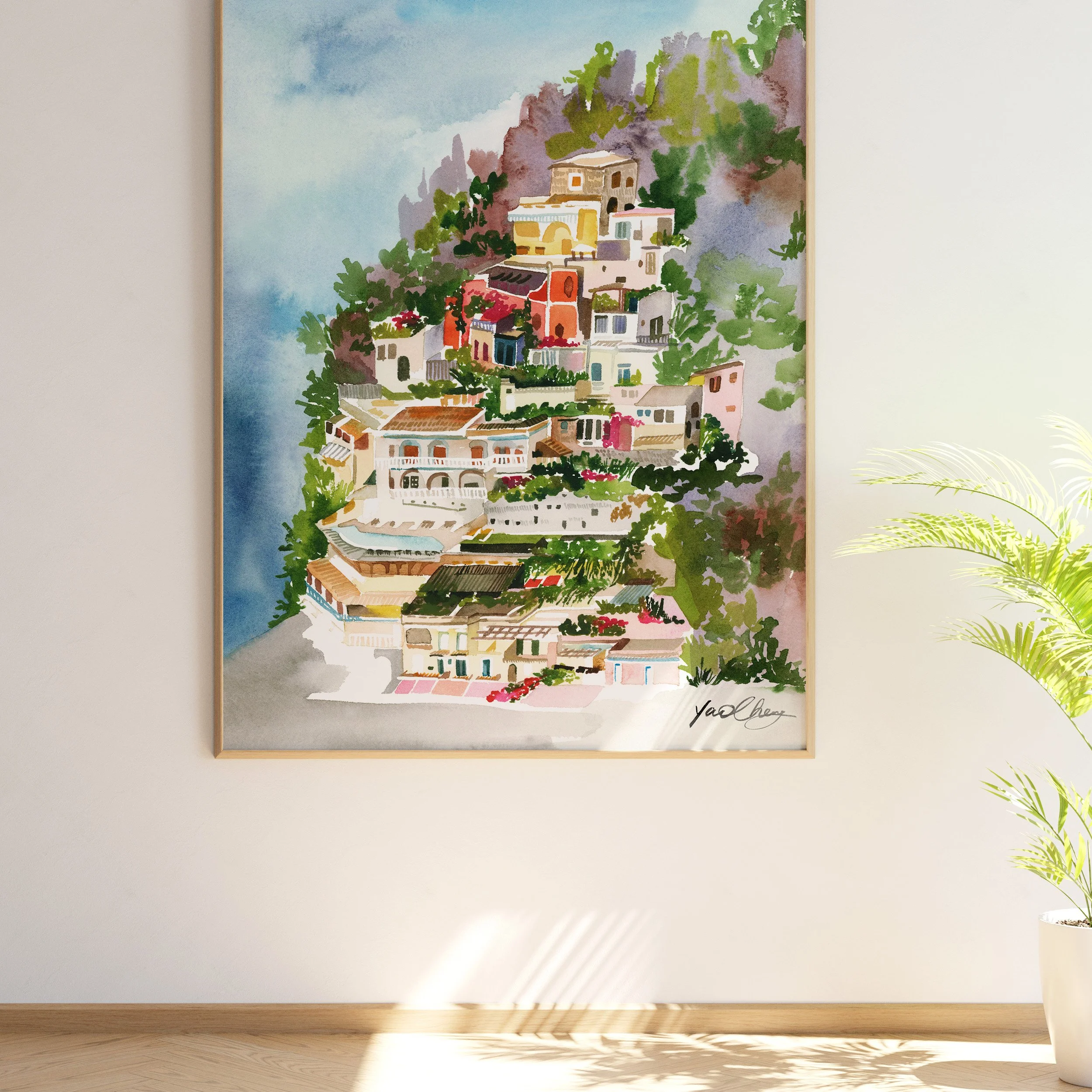 yao-cheng-positano-italy-mediterranean-architecture-painting-print-large-decor-frame.jpg