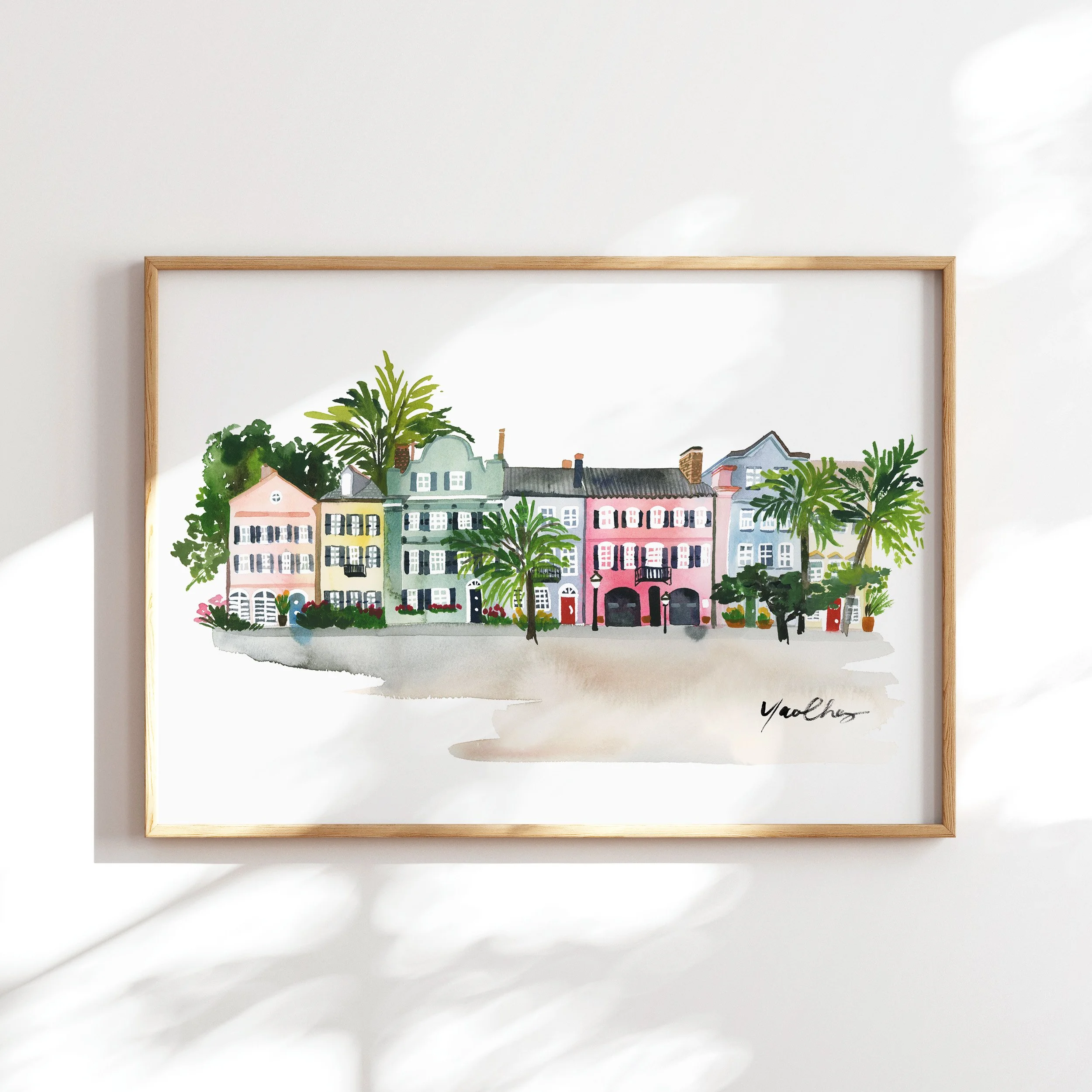 yao-cheng-charleston-historic-cityscape-freehand-watercolor-print-living-room-southern-lifestyle-decor-framed.jpg