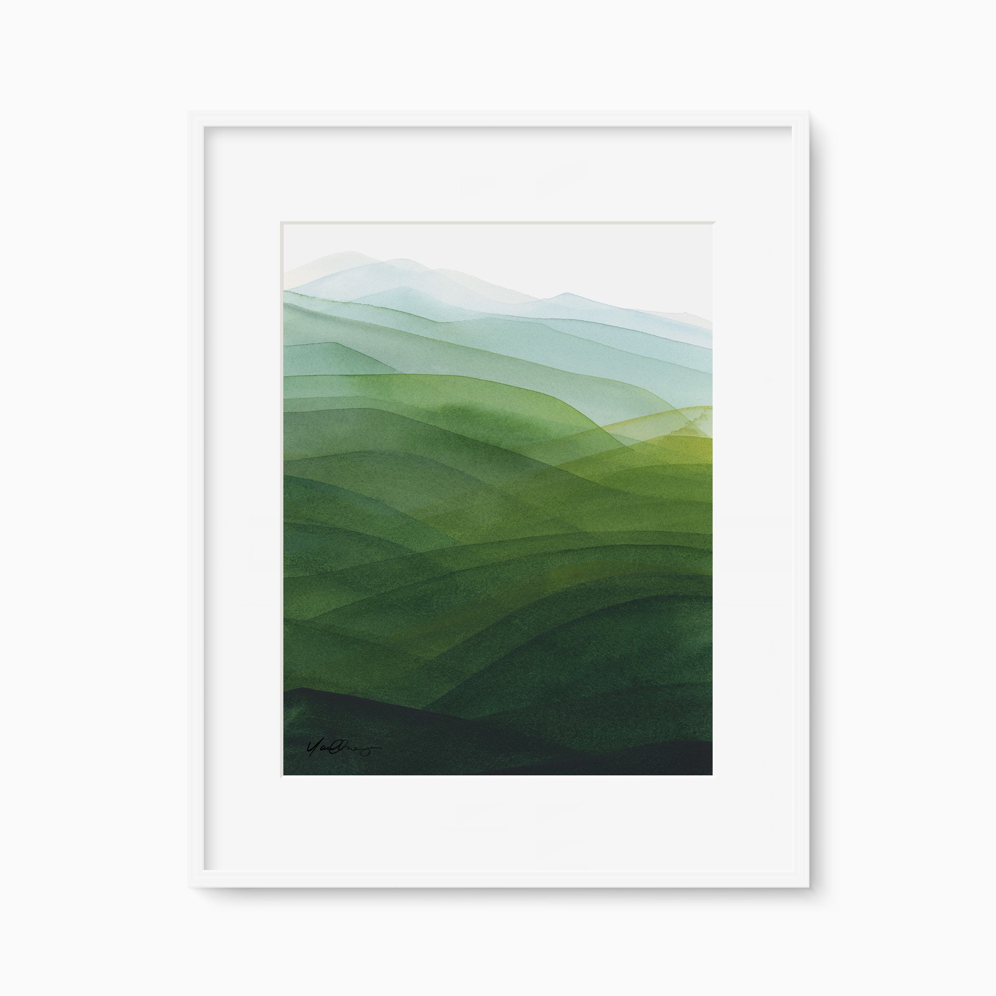 Rolling Hills No. 3 Art Print