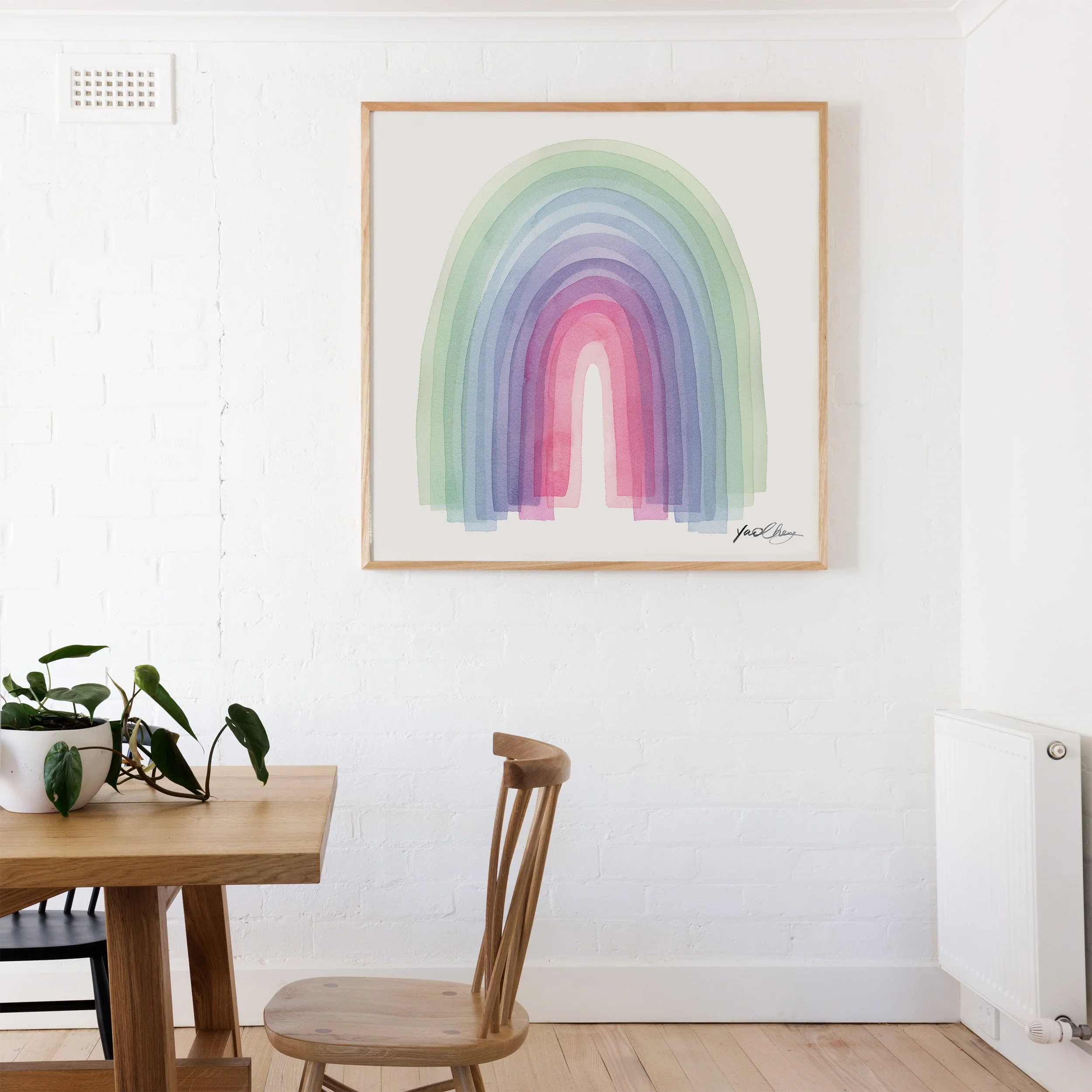 yao-cheng-rainbow-abstract-nursery-watercolor-print-kitchen-room-wall-decor-framed.jpg