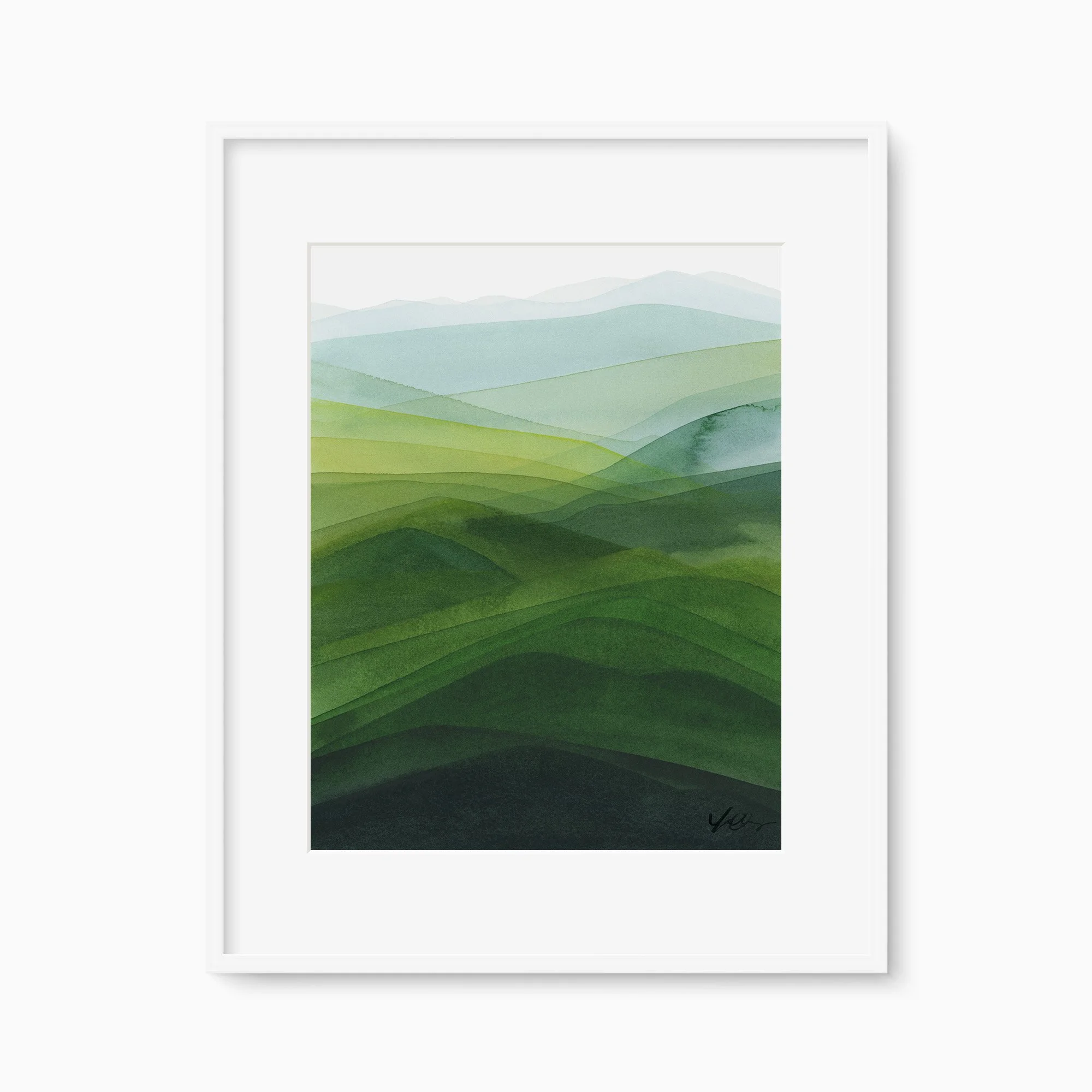 Rolling Hills No. 2 Art Print