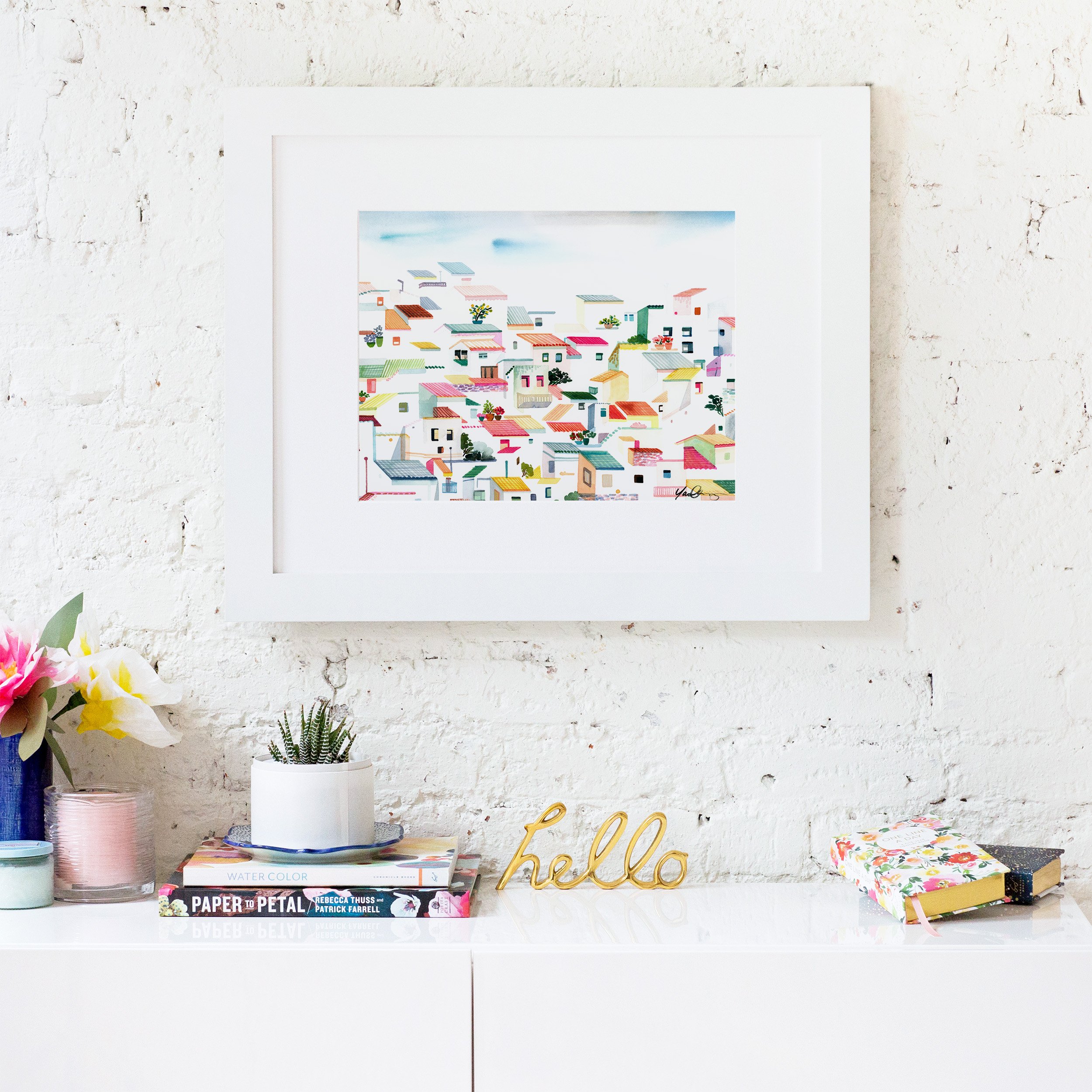 yao-cheng-casares-spain-vibrant-hillside-town-watercolor-print-living-room-summer-decor-frame.jpg