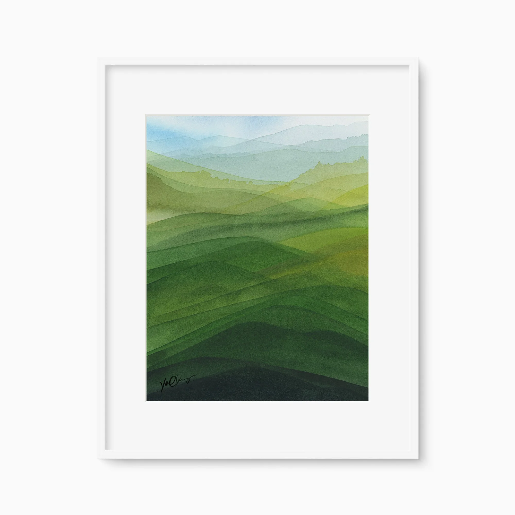 Rolling Hills No. 4 Art Print