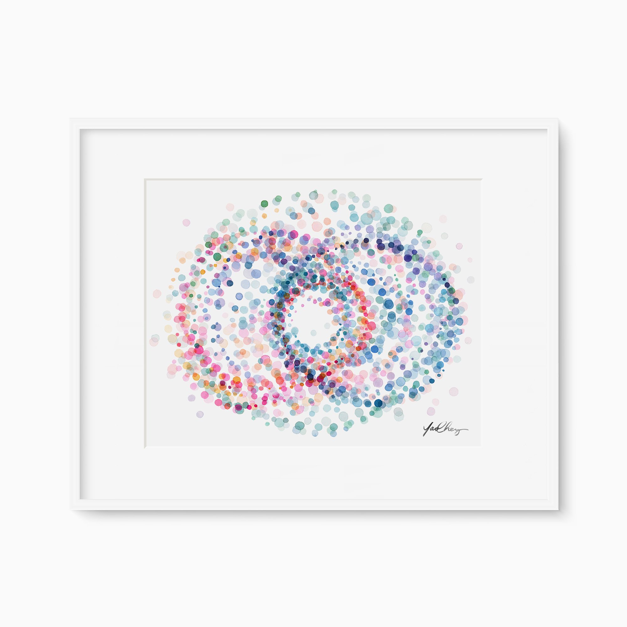Swirl in Nebula Art Print
