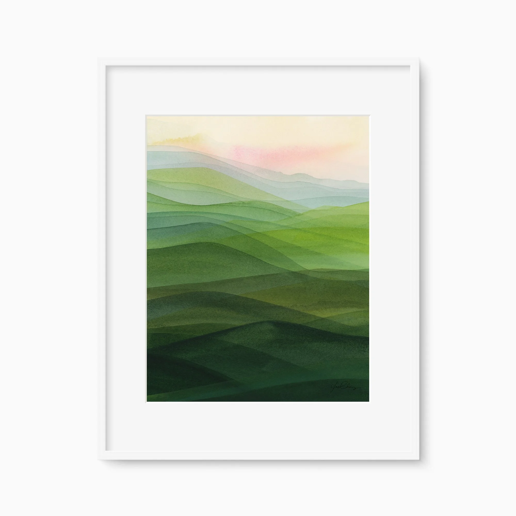 Rolling Hills No. 1 Art Print