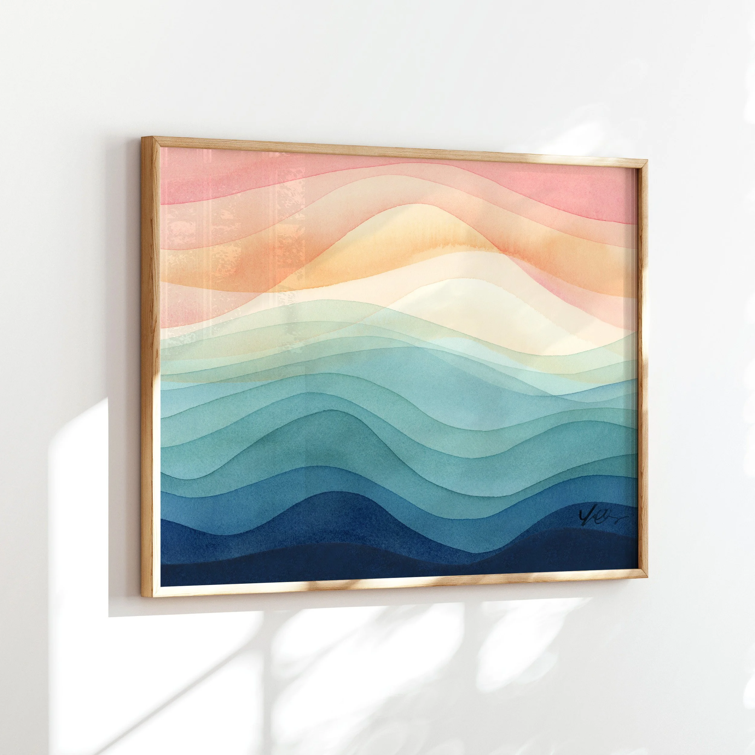 yao-cheng-beach-no-1-coastal-landscape-watercolor-print-large-living-room-wall-decor-framed-side.jpg