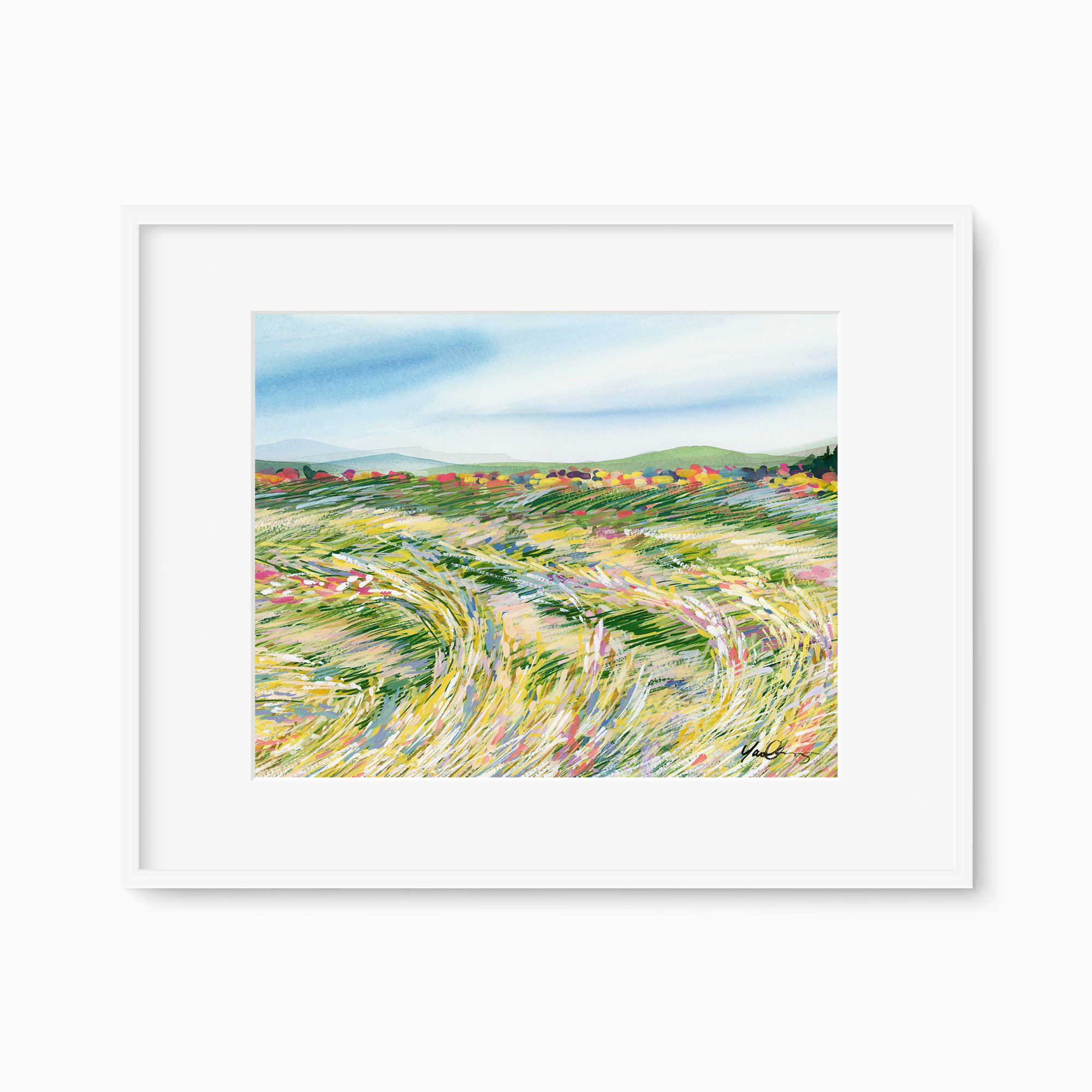 Grass Sway No. 2 Art Print