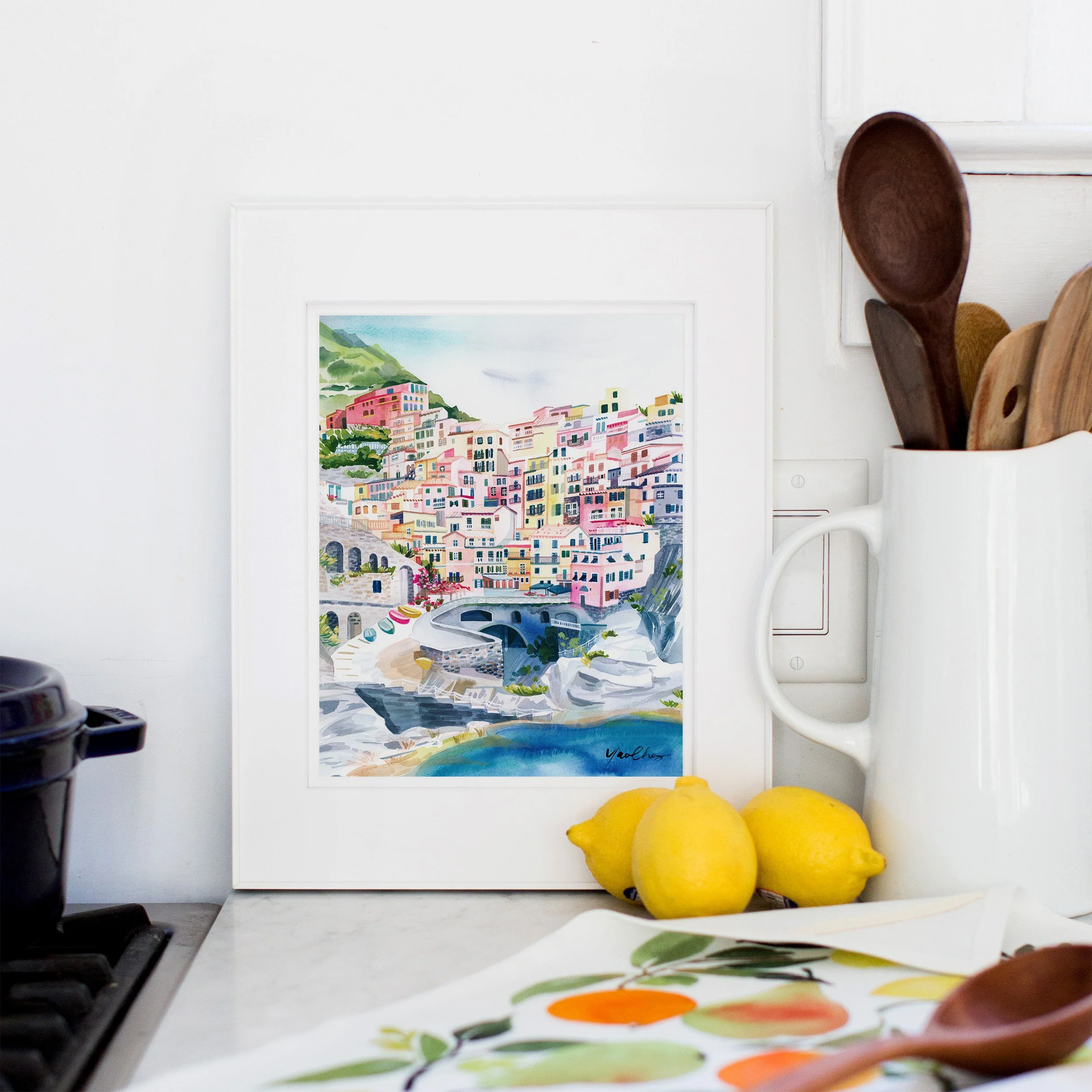 yao-cheng-manarola-italian-riviera-cliffside-town-watercolor-print-kitchen-decor-frame.jpg