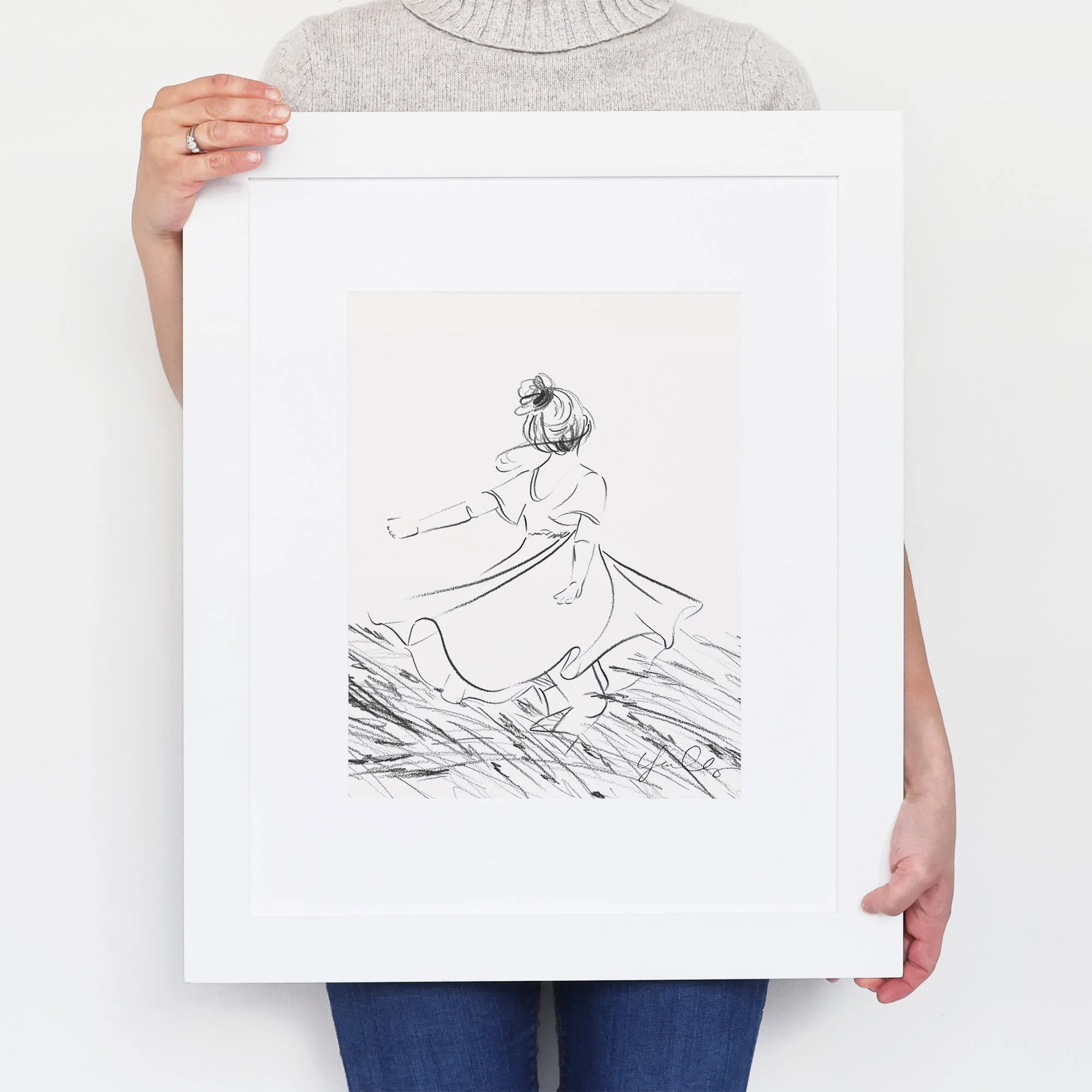 yao-cheng-swirling-girl-human-form-movement-sketch-print-yao-frame.jpg