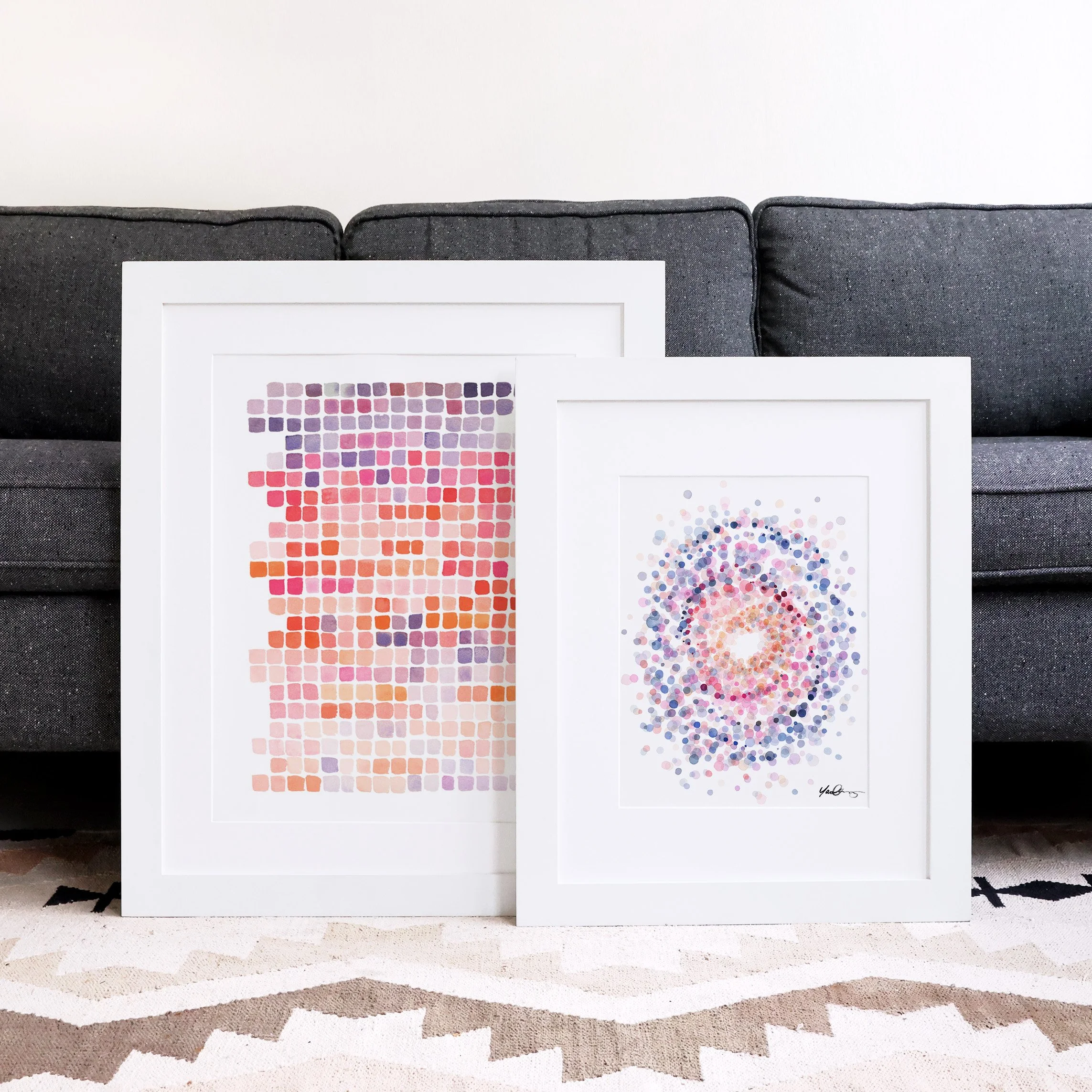 yao-cheng-color-shift-in-magenta-pink-red-sky-watercolor-print-paired-framed.jpg