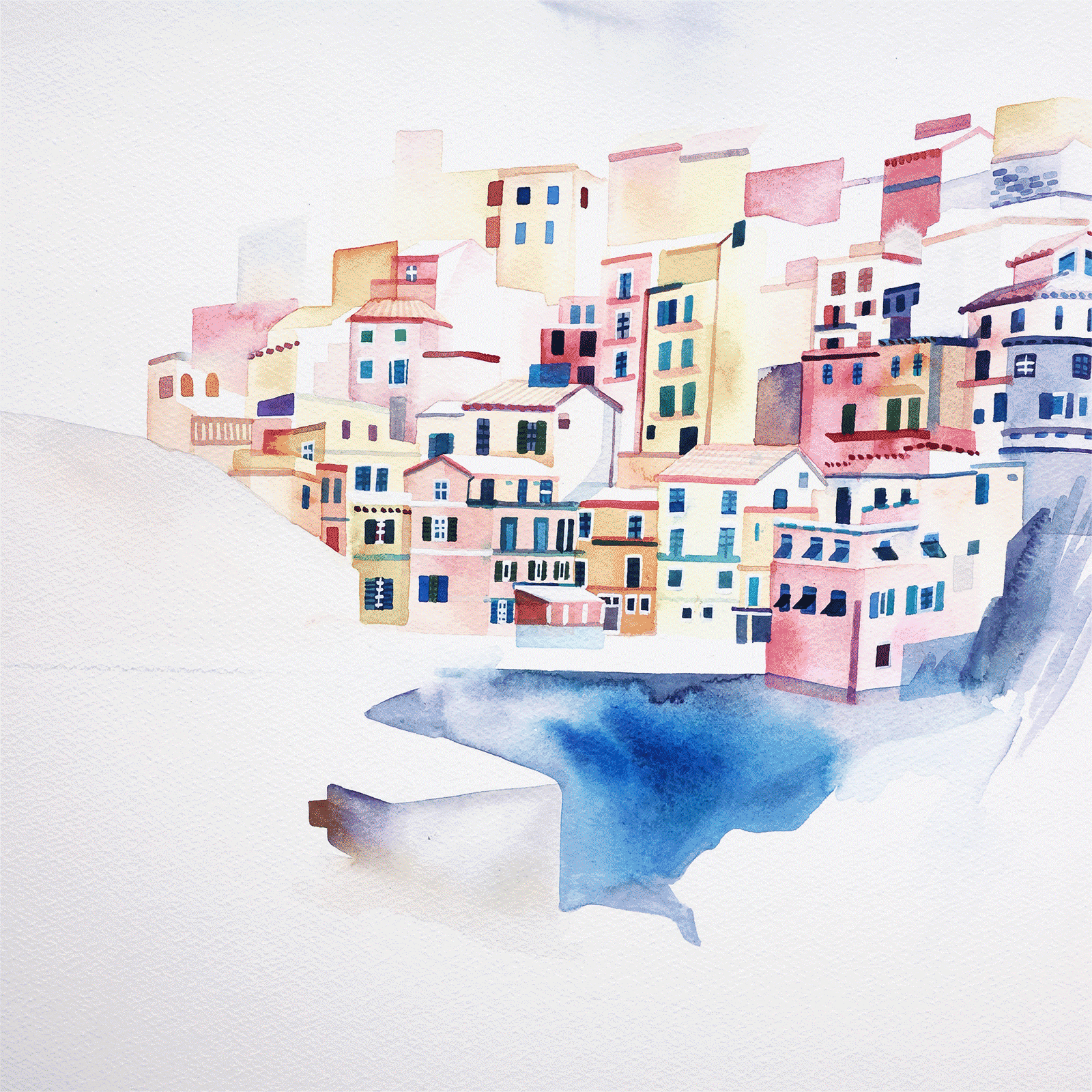 yao-cheng-manarola-italian-riviera-cliffside-town-watercolor-print-process-studio.gif