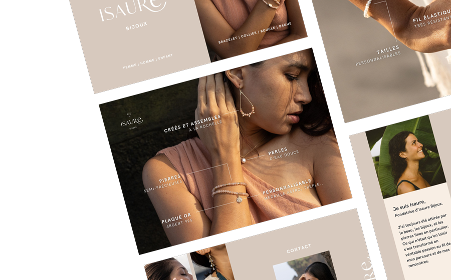 Identité visuelle bijoux