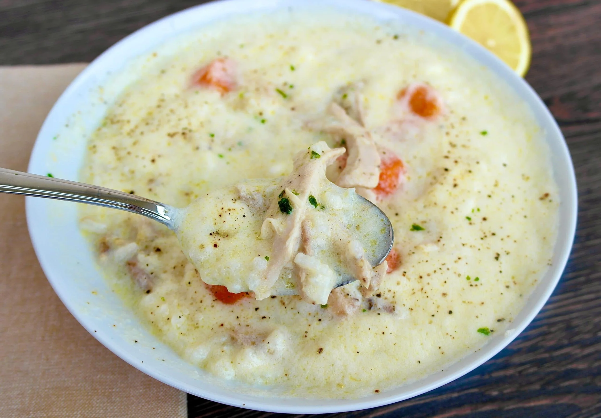 Avgolemono, Greek Lemon Chicken Soup