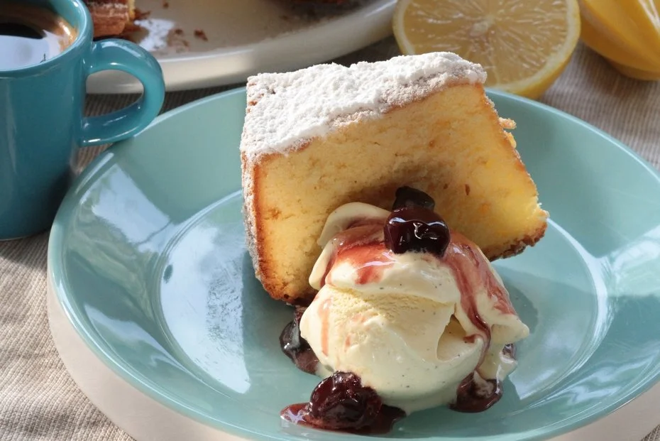 Lemon-Olive Oil-Yogurt Cake with Honey