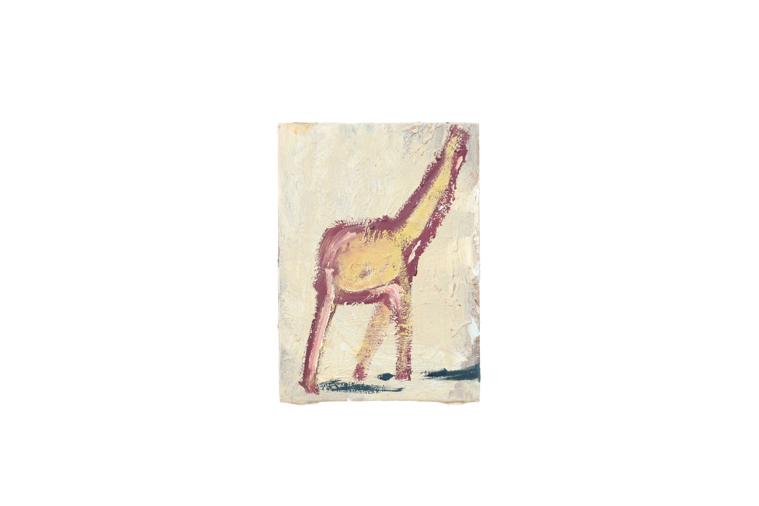 Wanderer; oil on canvas board, 28 x 13 cm, 2024