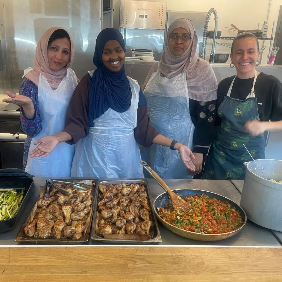Congratulations to our Food Ambassadors for a successful Surplus Surprise lunch this week at Myatts!

This Tuesday, a challenge was set for our Food Ambassadors: to cook a delicious lunch for the Myatts Pantry community with a surprise crate of ingre