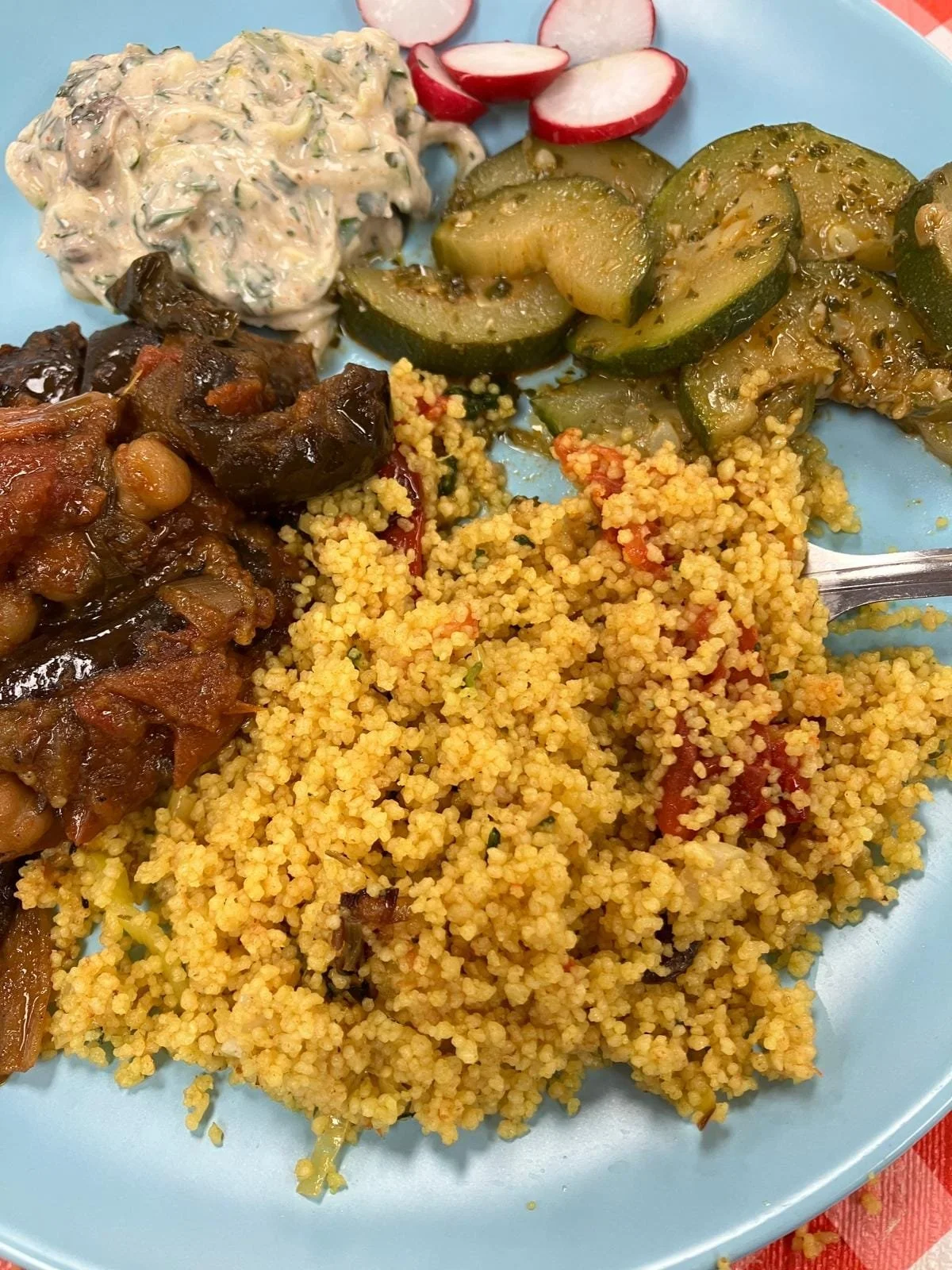 Seasoned couscous