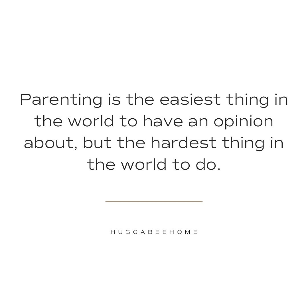 People will always have their opinions, but you will always know whats best for your children and family. &hearts;️ #huggabeehome 

#parenting 
#love 
#quotes 
#parentingopinions 
#momlife