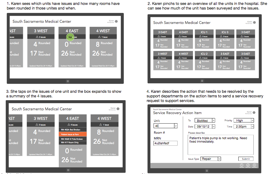 KP Nurse Rounding — Melissa Acosta, Designer