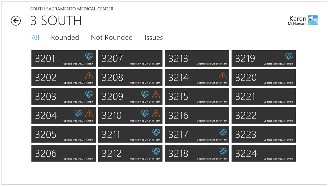KP Nurse Rounding — Melissa Acosta, Designer