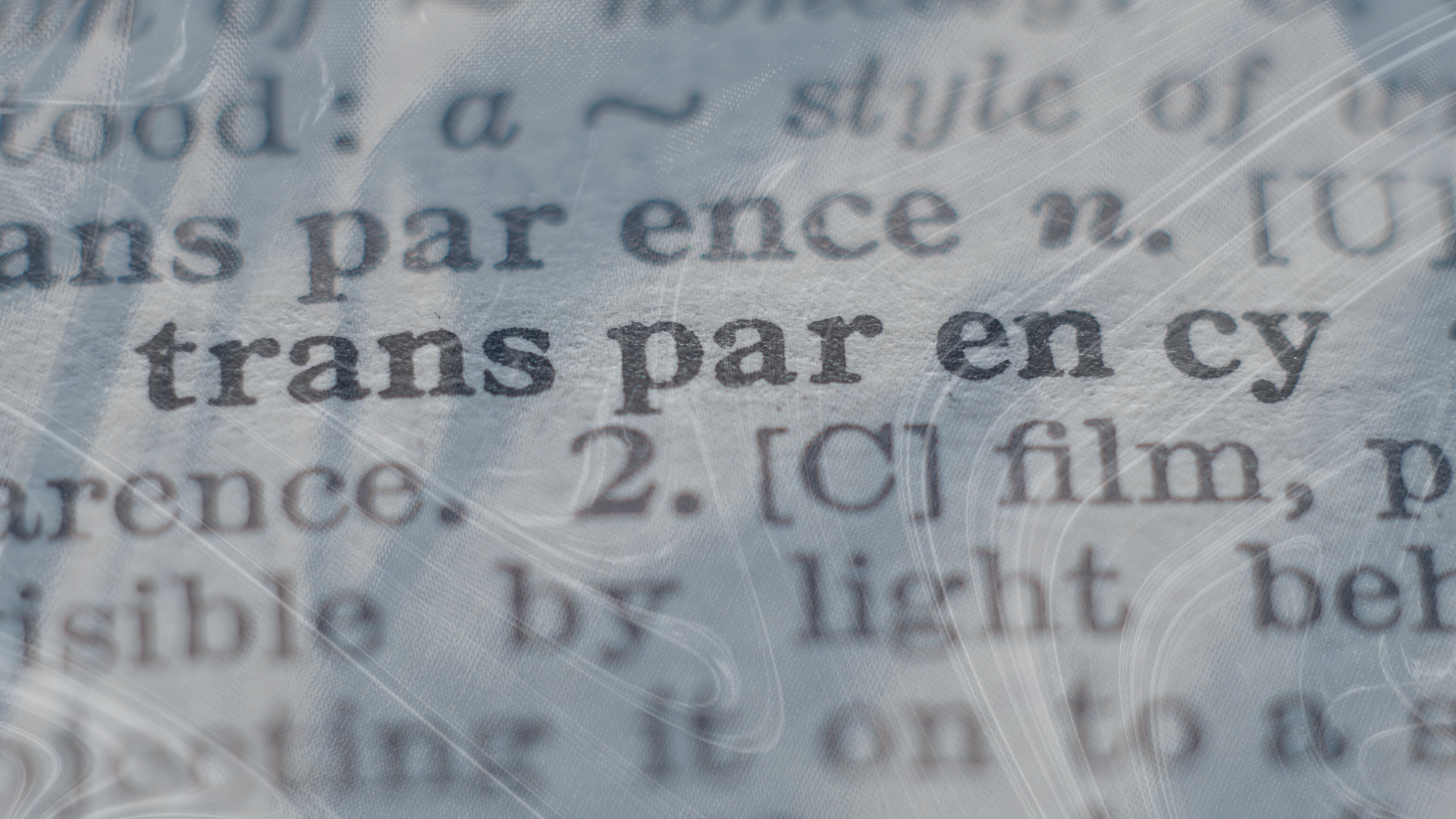 Transparency Vs. Translucency