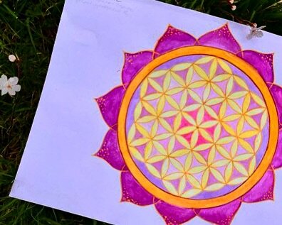 Sacred geometry 

Saturday, 17th February 

In this workshop we will learn how to depict the flower of life using sacred geometry and put personal meanings into it. 

Everyone will get their own personal picture with its own meaning. 
Such paintings 