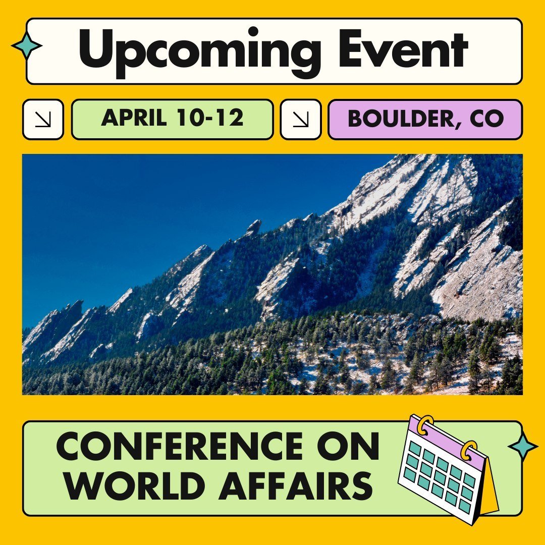 Join our founder Kika Tuff (oh, and @deionsanders 😉) for the 2024 Conference on World Affairs happening in Boulder, Colorado this week!⁠
⁠
80+ speakers. 70+ panels. Big ideas. Powerful discoveries. Join the Conference on World Affairs April 9-12, in