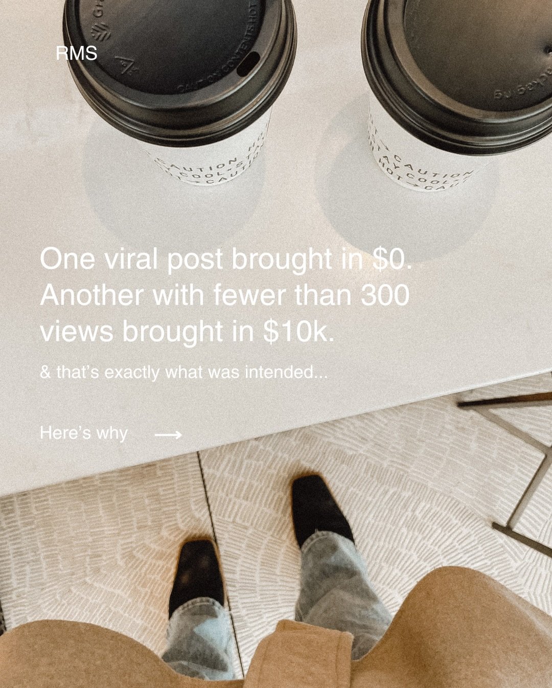 One post was built to attract. One post was built to convert. Both did exactly what they were designed to do.

The viral post created visibility. It reached a broad audience, sparked engagement, and expanded awareness&hellip; which matters. But it wa