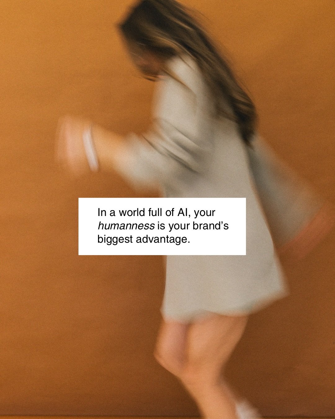 Everyone&rsquo;s using AI now. That&rsquo;s not the differentiator.

If anything, it&rsquo;s why everything is starting to feel the same.
You can generate content all day, but if there&rsquo;s nothing behind it, people can feel that. That&rsquo;s whe