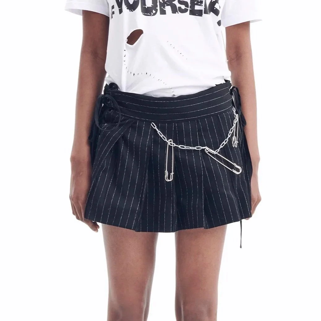 Jupe rayure noire