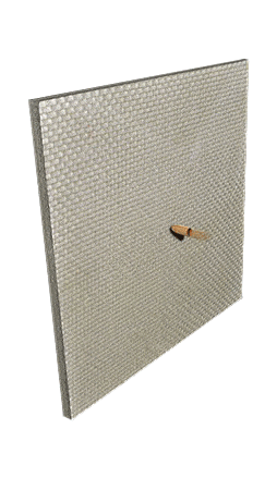 Absorbs the Energy of the Bullet -Non Ricochet