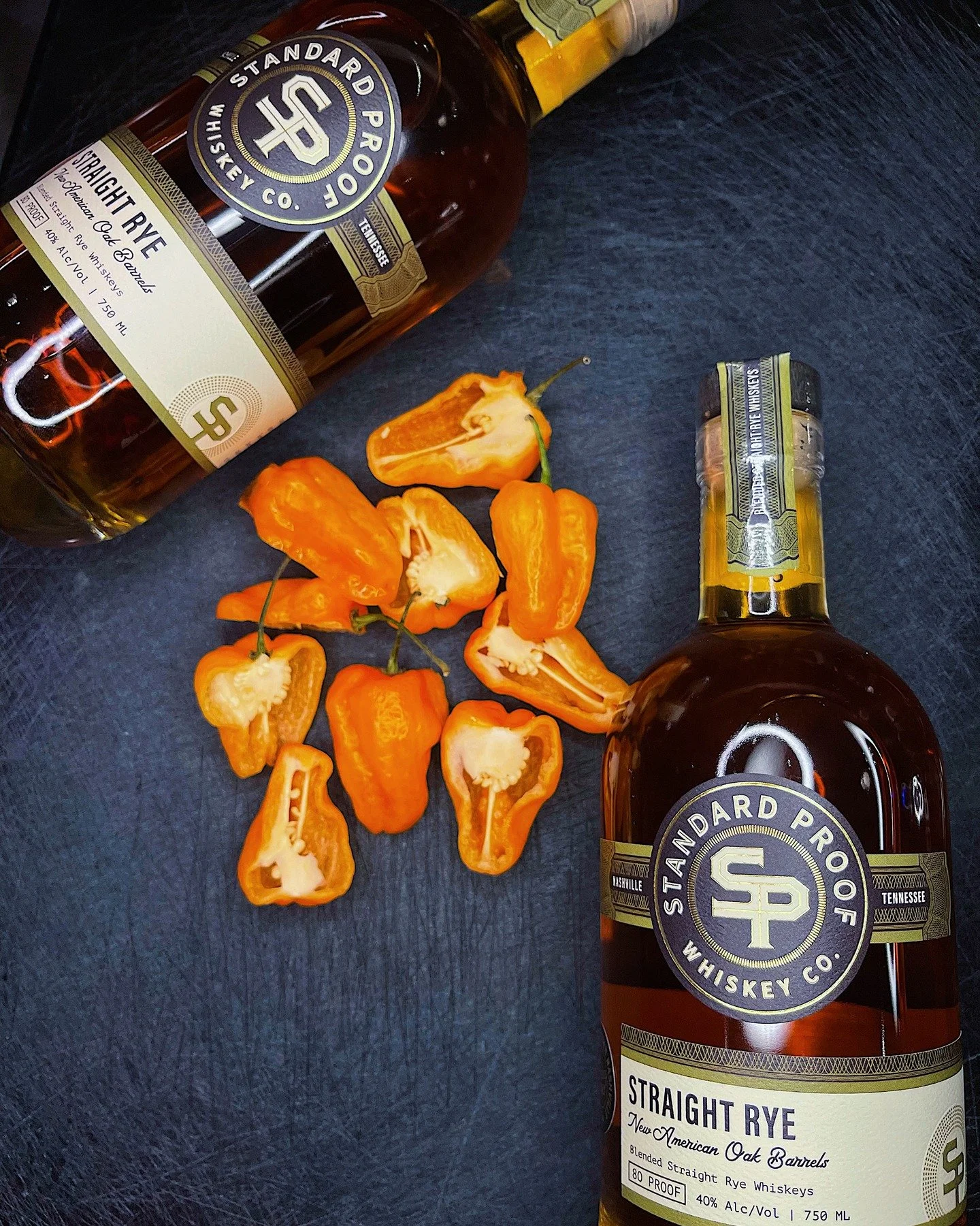Rye Month may be coming to an end in a few days, but our habanero whiskey is here to stay. 🔥🌶🥃

With the perfect mix of our Straight &amp; Ginger Rye, fresh habaneros, and a touch of agave, this infusion turns up the heat in all the right ways. Tr
