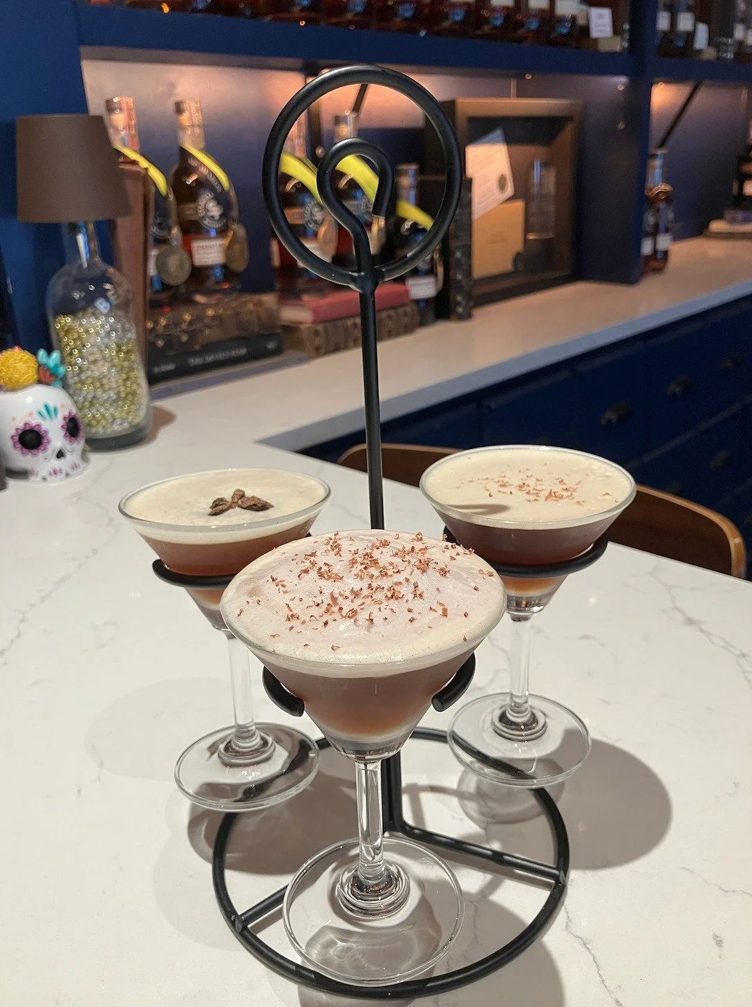 Espresso martini flight, anyone? Stop by our #Austin tasting room and treat yourself to this indulgent trio &mdash; rich, delicious, and just the boost you need to finish the week strong. Because we all know, just one espresso martini isn't enough. ?