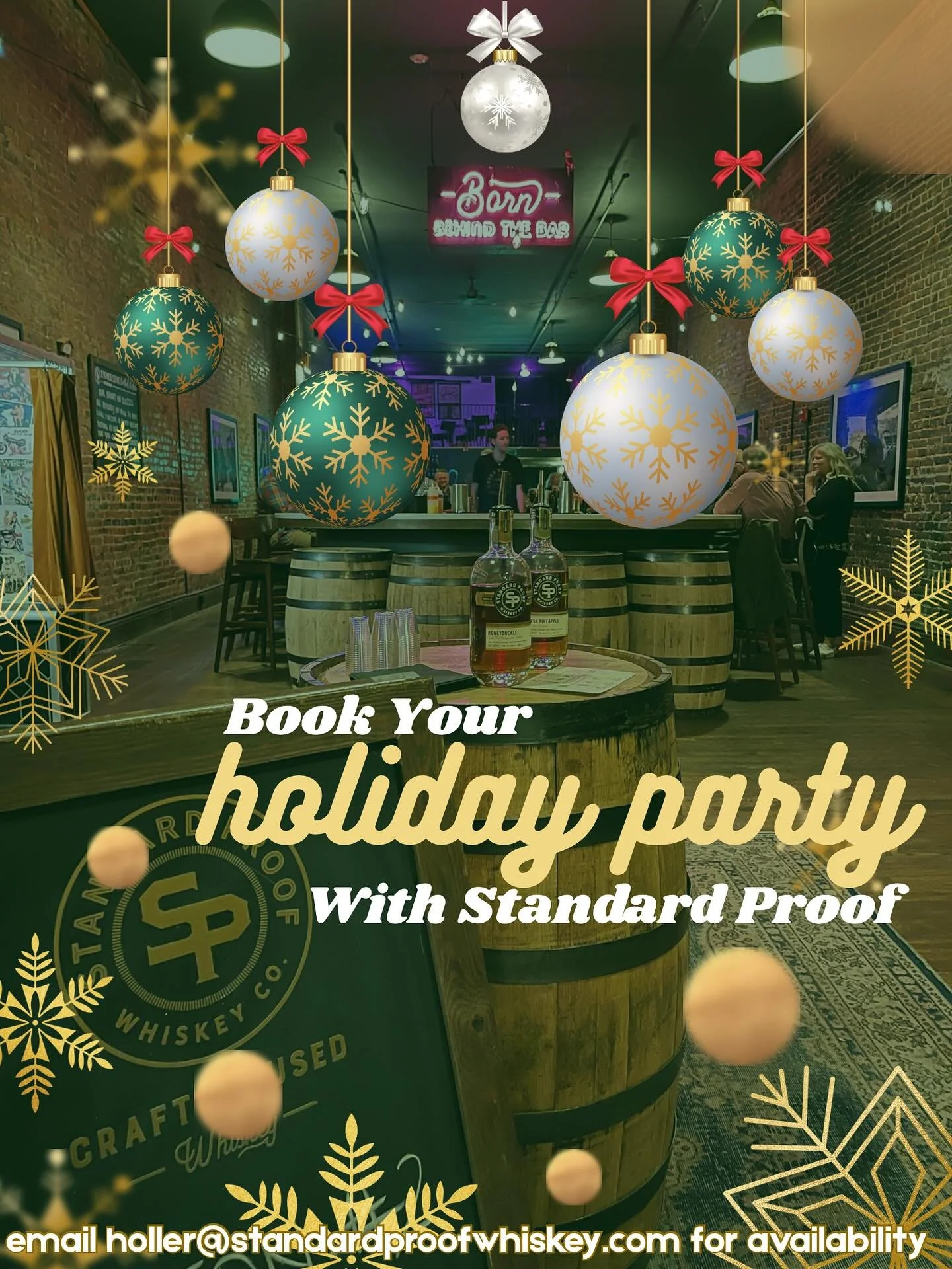 The holiday season is quickly approaching, but we still have event availability. ✨🎉 Looking for a fun and unique venue to host your next party, corporate gathering or special event? Send us an email and we&rsquo;d love to get you set up! holler@stan