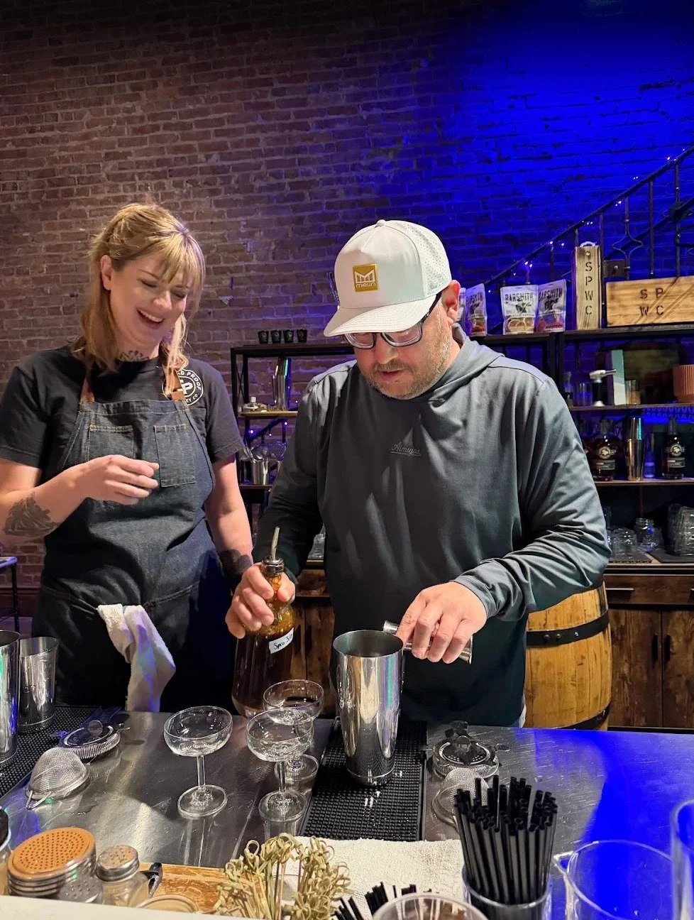 ⭐⭐⭐⭐⭐ from Dan:

"Such a cool and fun experience. Highly recommend!"

We've still got some spots open the rest of this week and weekend! Link in our bio to get your tickets. #cheers 🥃