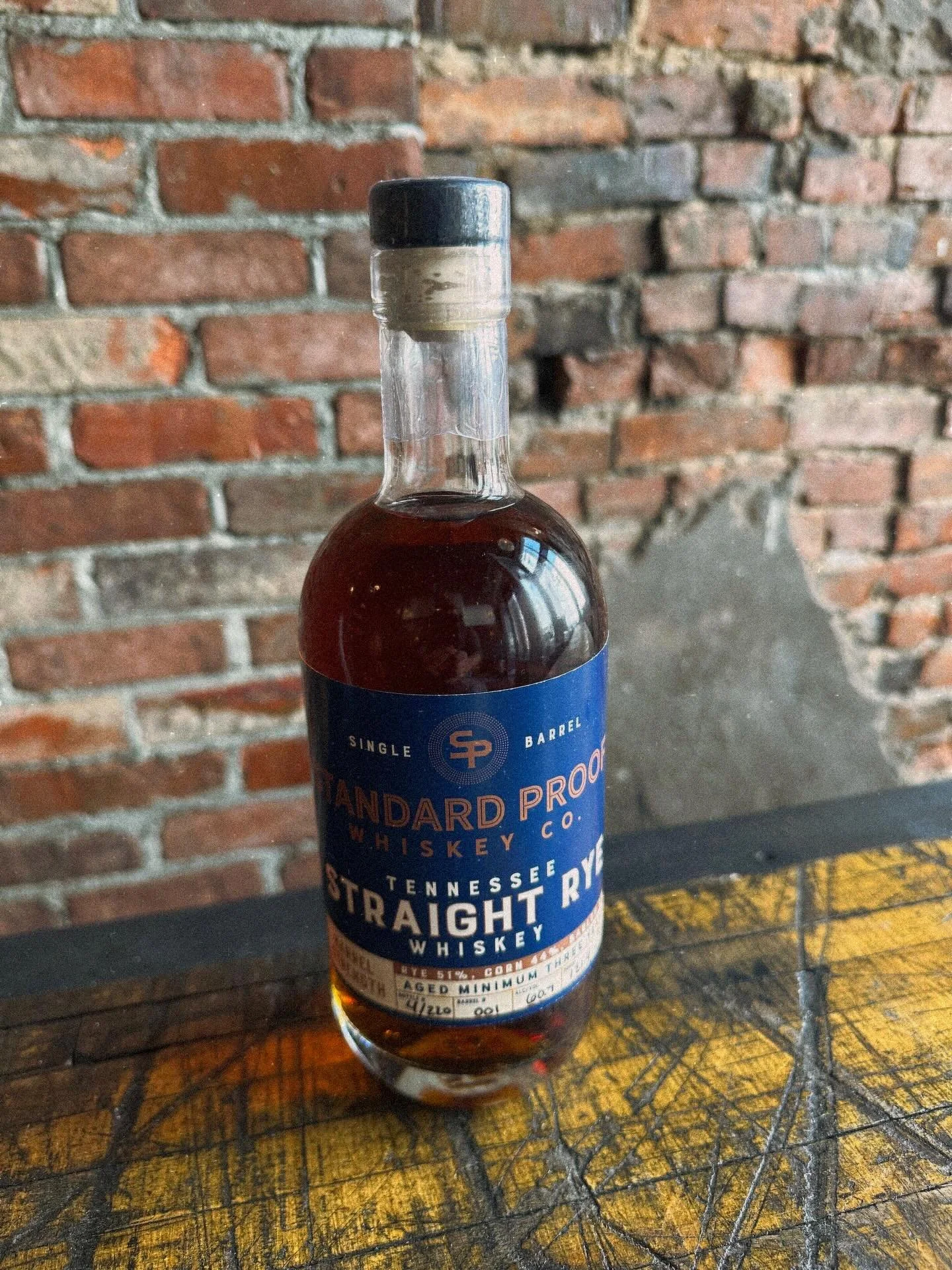 Today&rsquo;s the day! Our Barrel Strength Rye, bottled in house by our very own @charlierho33 is available for purchase in the tasting room. Our little pre Friday gift to you. 😉 121.4 proof and a limited amount, so don&rsquo;t wait! Stop in today a