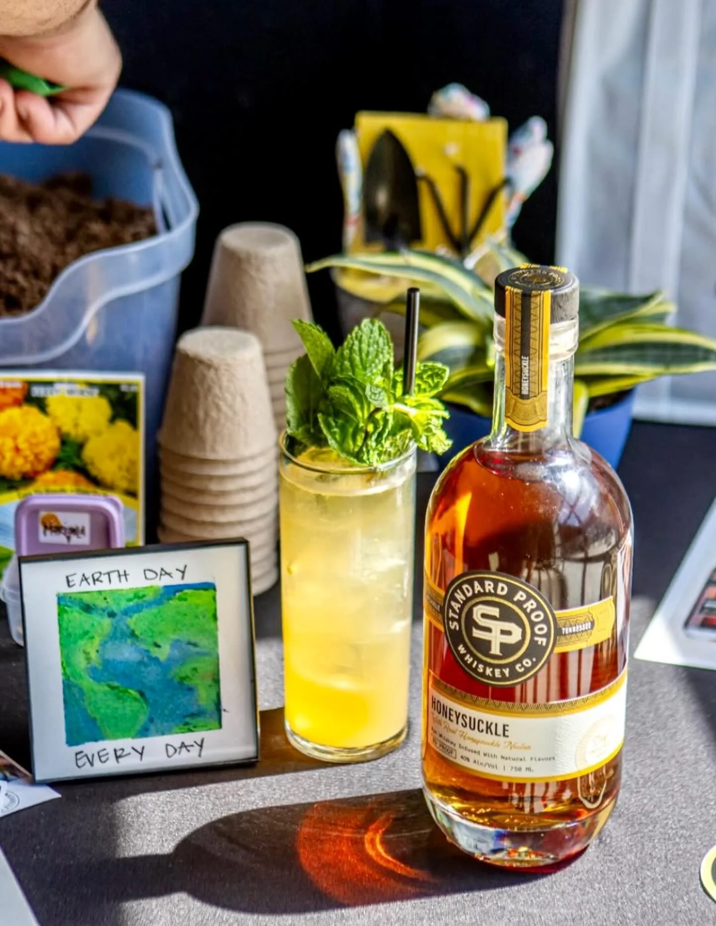 #HappyEarthDay from #StandardProof! 🌏🥃 Today&rsquo;s your excuse to slow down and enjoy where you are. We&rsquo;ll be open until 5 today then closing for a private event. Come see us! #cheers
