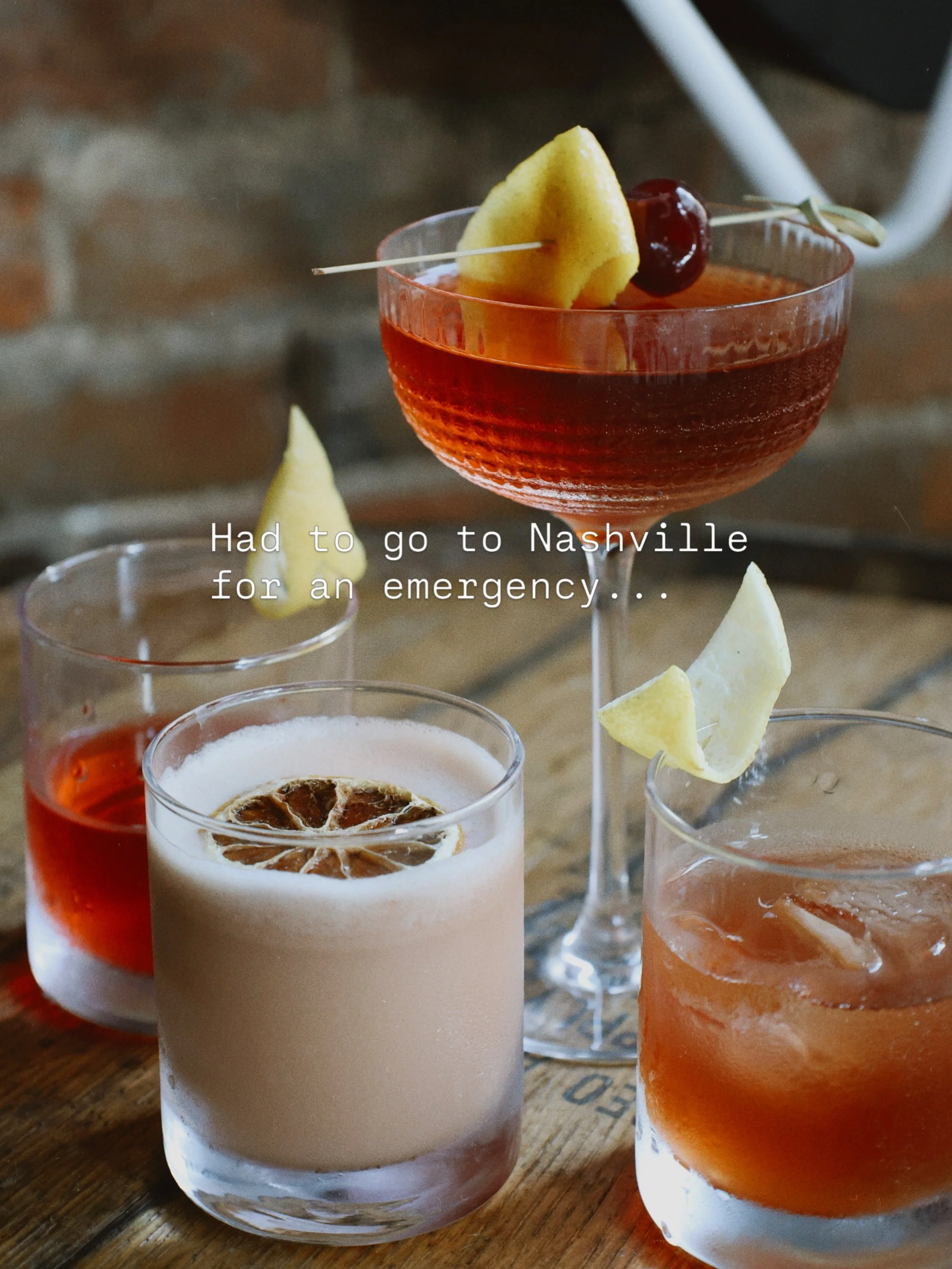 Nashville, cocktails are calling.

We&rsquo;re downtown, a few steps off Broadway, pouring whiskey flights, cocktails, and the occasional excuse to stay a little longer. 

Visitors, welcome to Nashville. Locals, this is your new favorite spot.