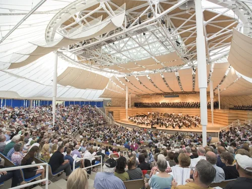 Aspen Music Festival tent, Aspen Intel Summer 2023