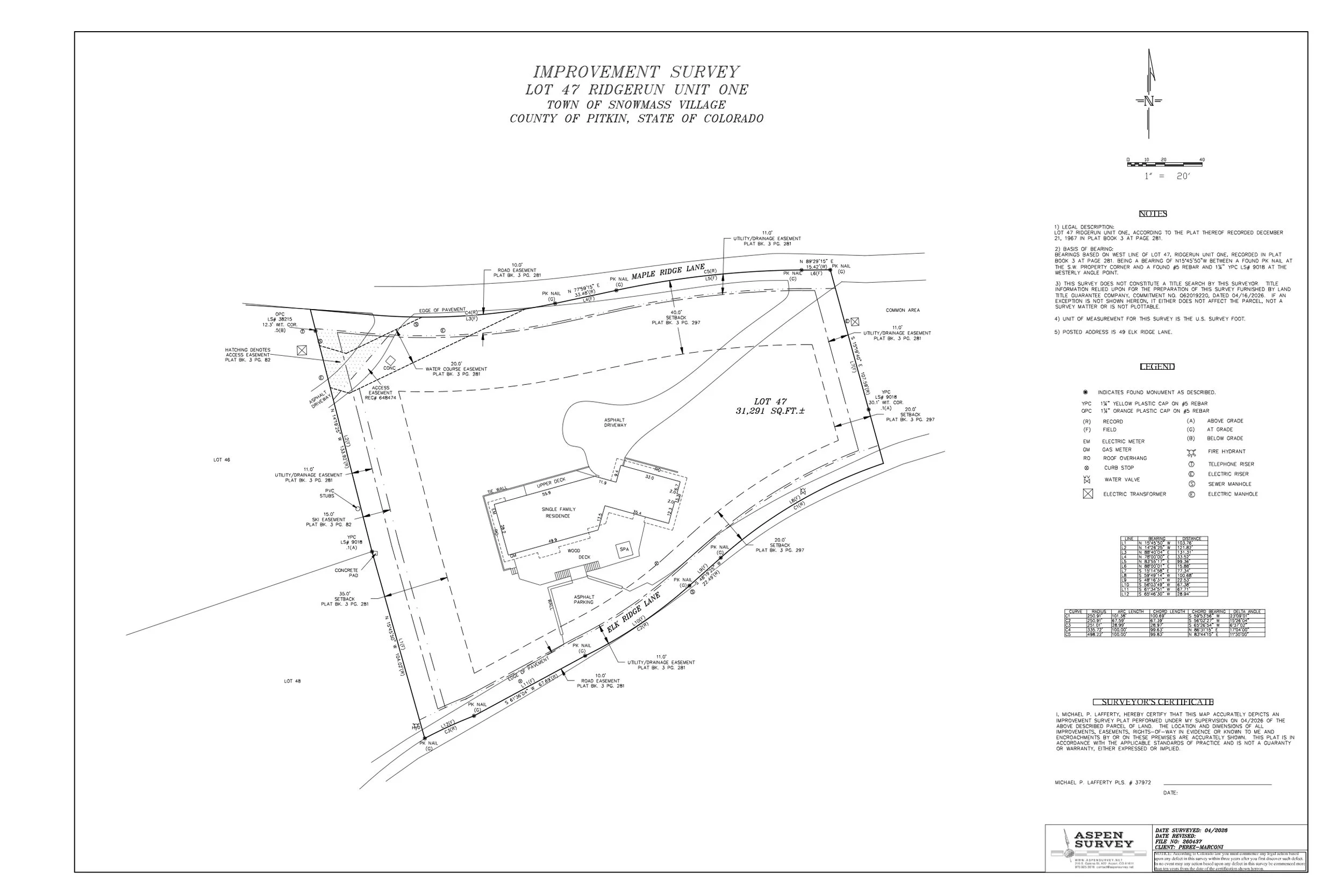 Susan Plummer's Aspen Intel :  listing at 49 Elk Ridge Lane, Snowmass Village, CO .  SURVEY