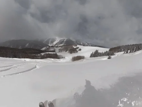 Snowy Aspen scene, Aspen Intel September 2024