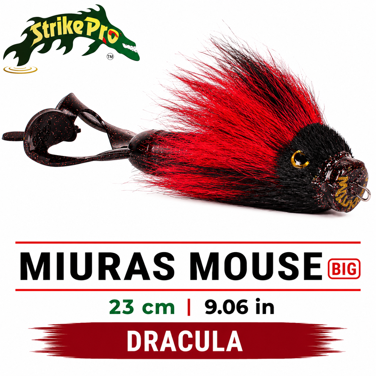 Strike Pro Miuras Mouse Big 23 cm (9
